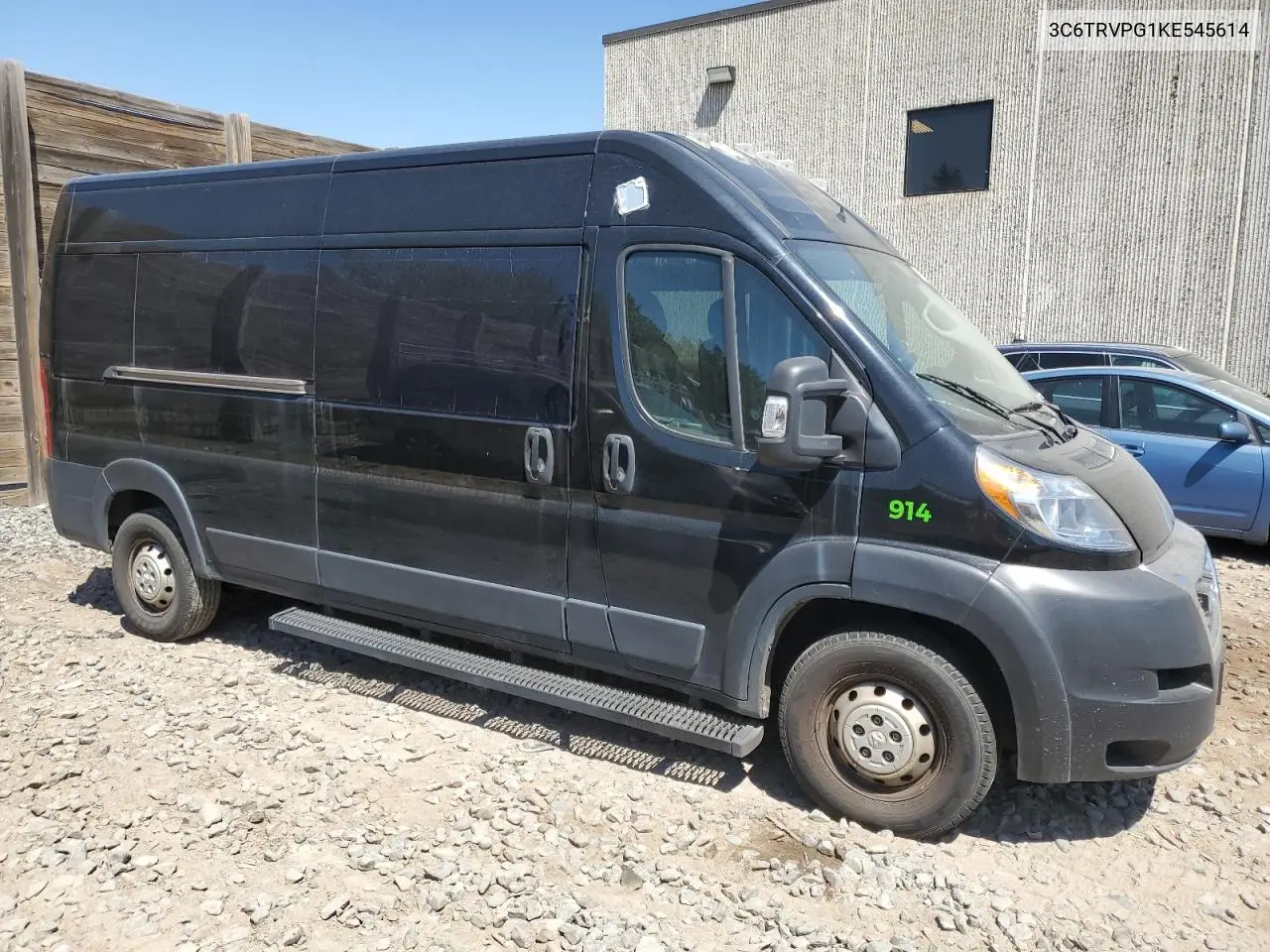 2019 Ram Promaster 2500 2500 High VIN: 3C6TRVPG1KE545614 Lot: 56520805