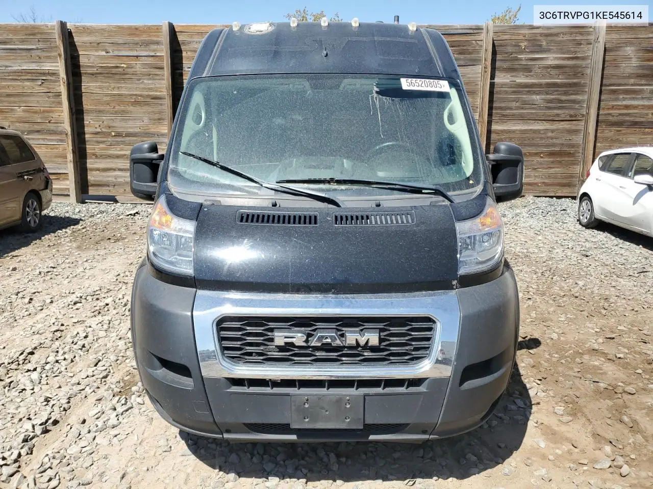 2019 Ram Promaster 2500 2500 High VIN: 3C6TRVPG1KE545614 Lot: 56520805