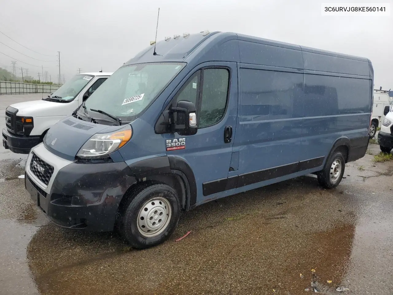 2019 Ram Promaster 3500 3500 High VIN: 3C6URVJG8KE560141 Lot: 56586725