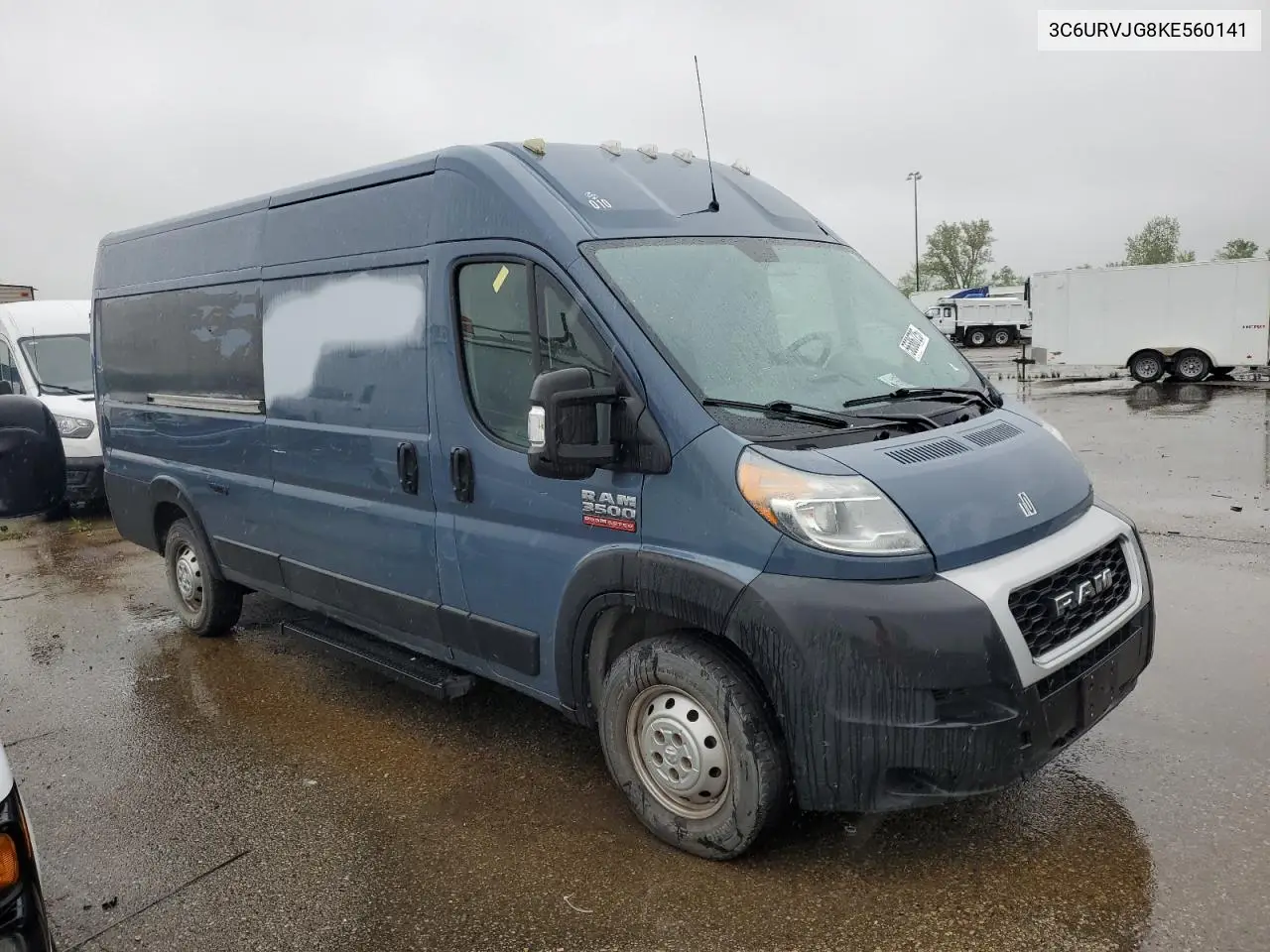 2019 Ram Promaster 3500 3500 High VIN: 3C6URVJG8KE560141 Lot: 56586725