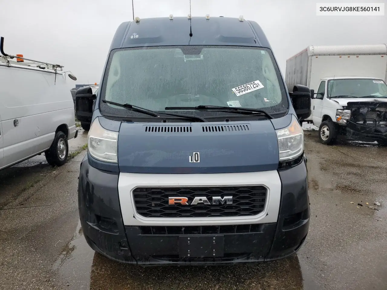 2019 Ram Promaster 3500 3500 High VIN: 3C6URVJG8KE560141 Lot: 56586725