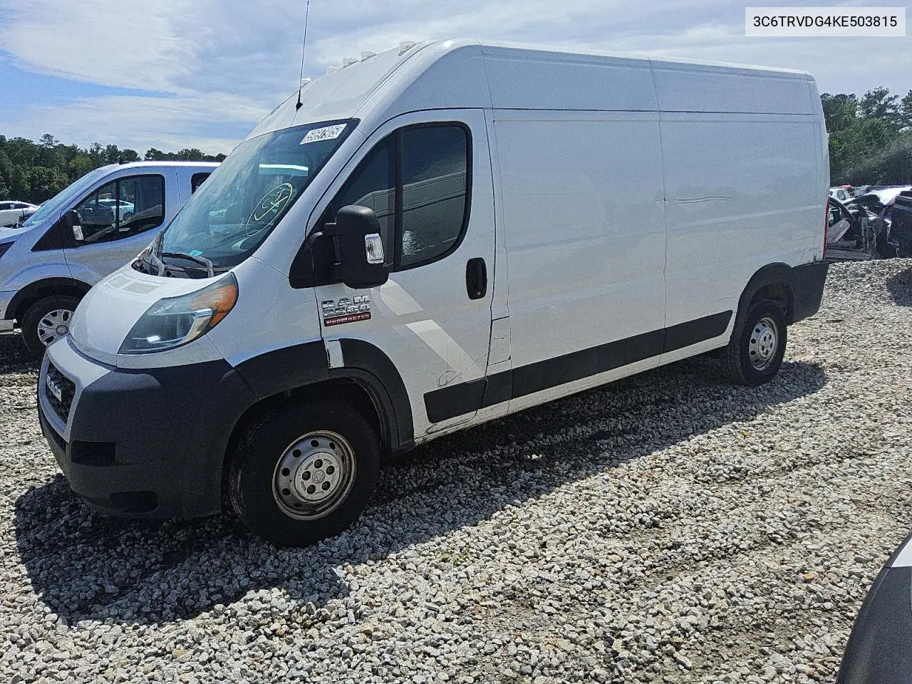 2019 Ram Promaster 2500 2500 High VIN: 3C6TRVDG4KE503815 Lot: 59697905
