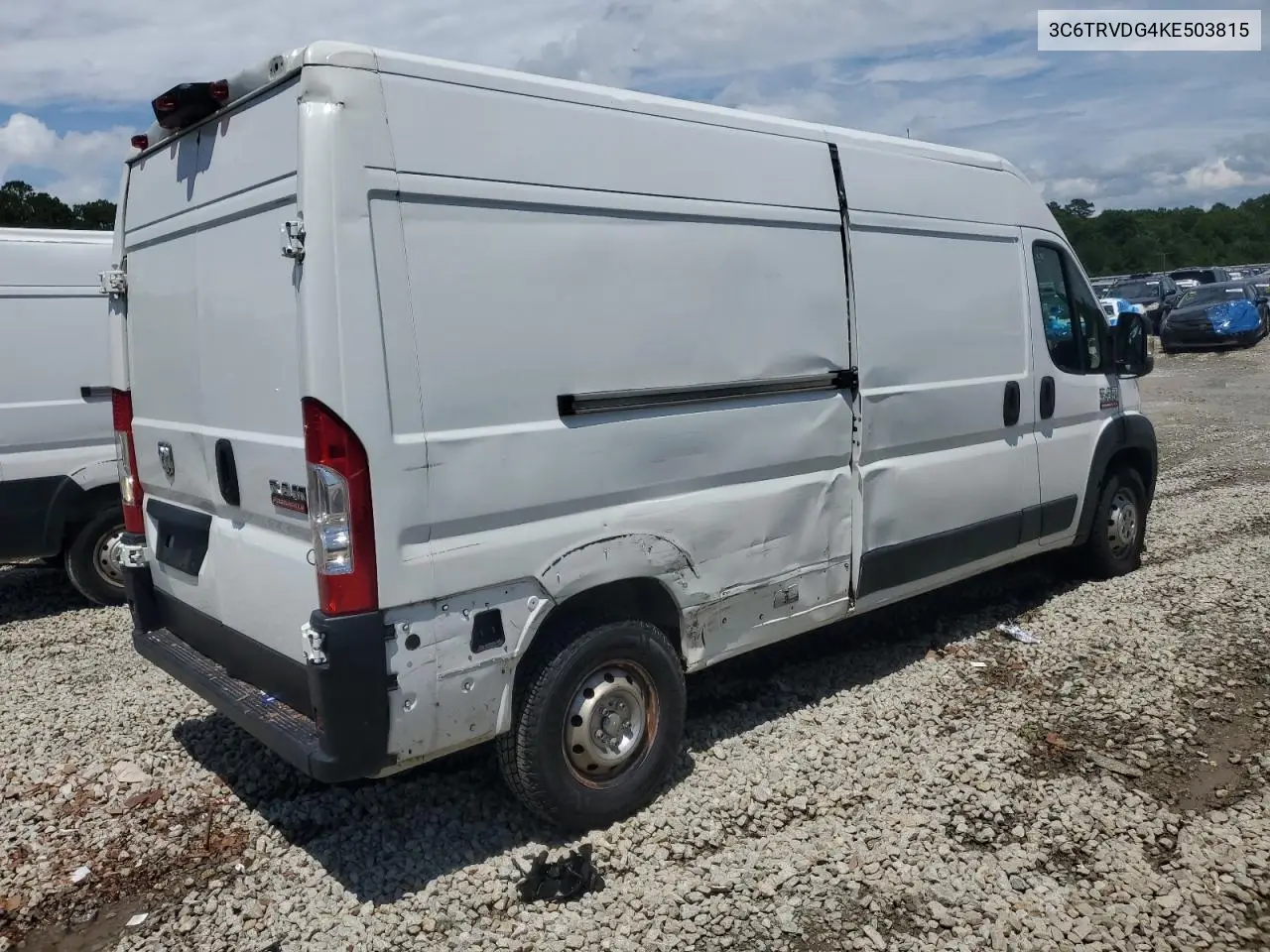 2019 Ram Promaster 2500 2500 High VIN: 3C6TRVDG4KE503815 Lot: 59697905