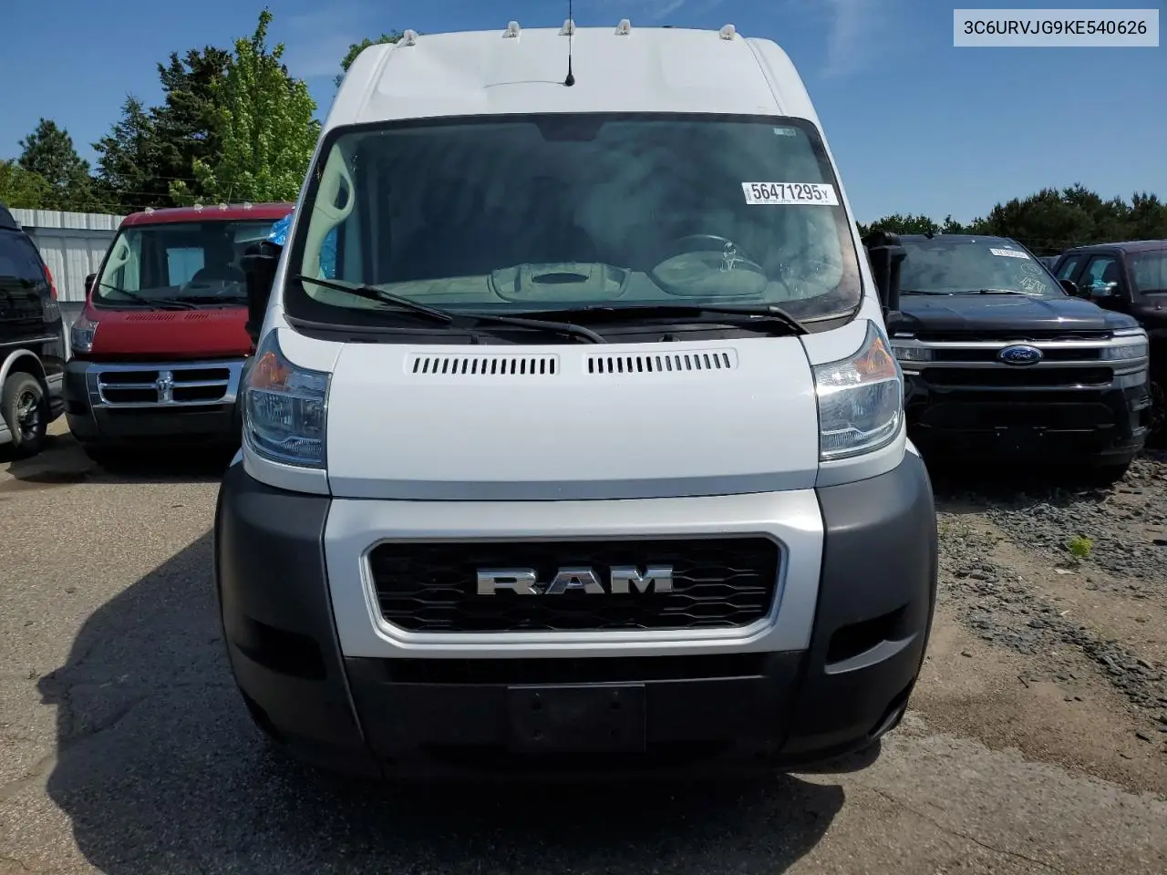 3c6urvjg9ke540626 3C6URVJG9KE540626 2019 Ram Promaster 3500 3500 High