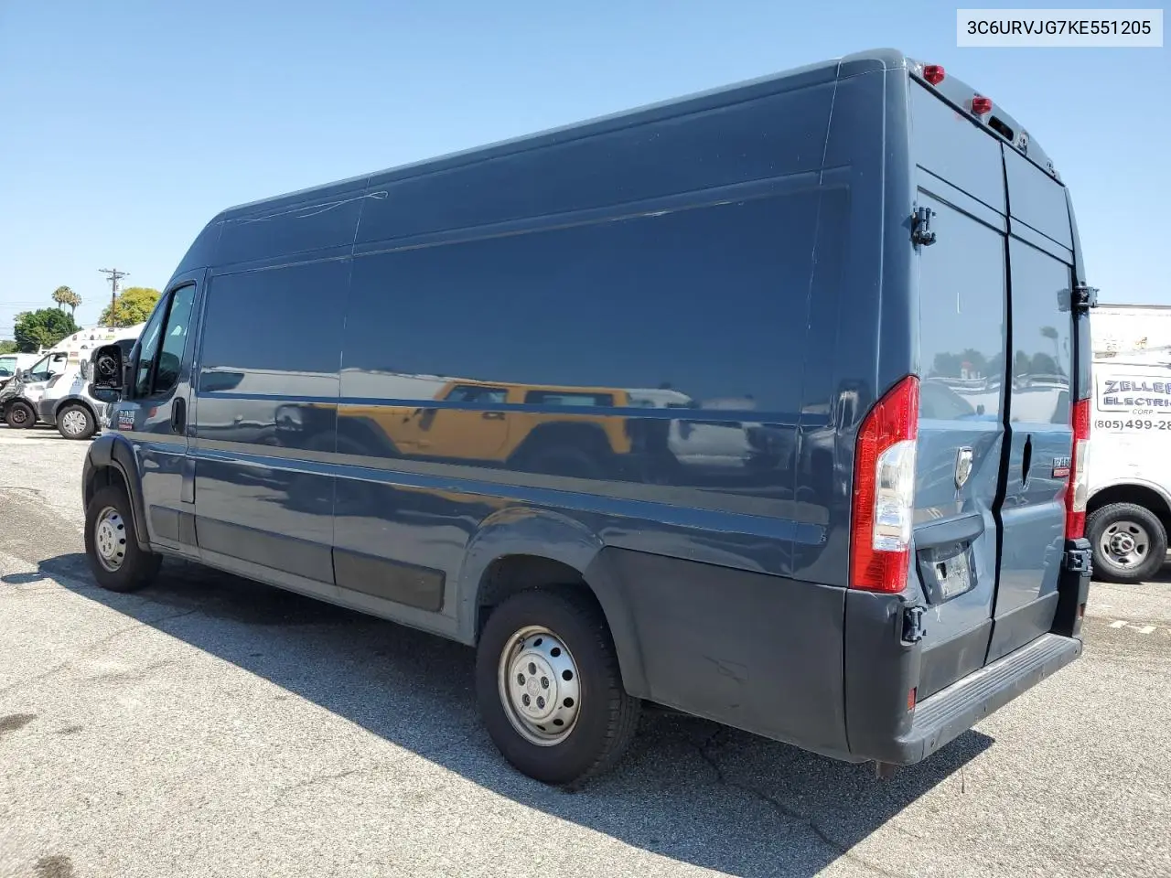 2019 Ram Promaster 3500 3500 High VIN: 3C6URVJG7KE551205 Lot: 63266455