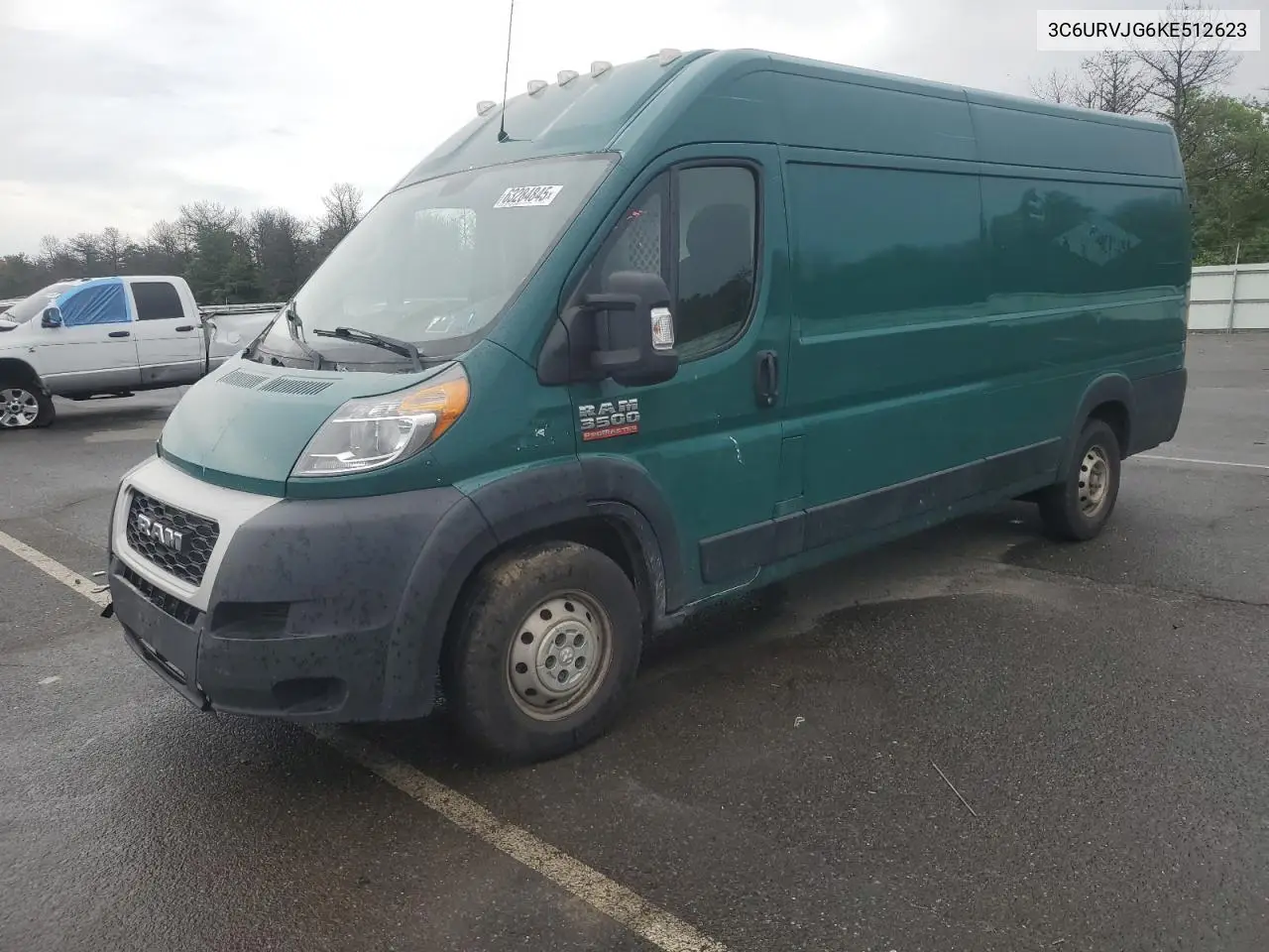 2019 Ram Promaster 3500 3500 High VIN: 3C6URVJG6KE512623 Lot: 63284845