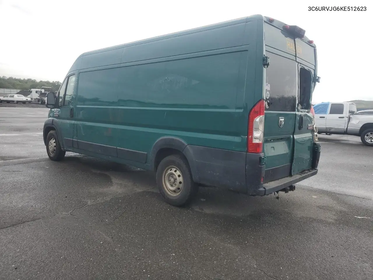 2019 Ram Promaster 3500 3500 High VIN: 3C6URVJG6KE512623 Lot: 63284845