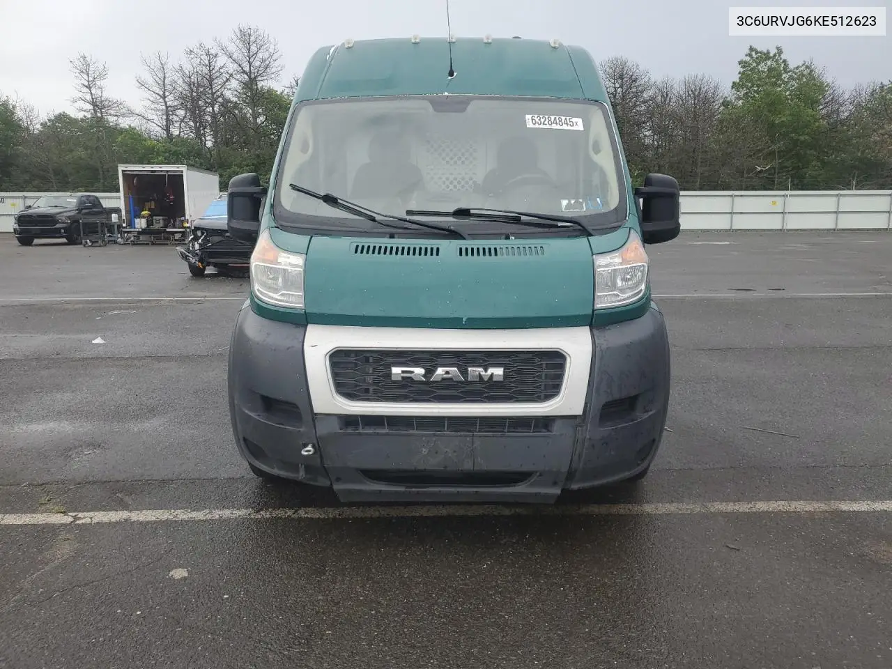 2019 Ram Promaster 3500 3500 High VIN: 3C6URVJG6KE512623 Lot: 63284845