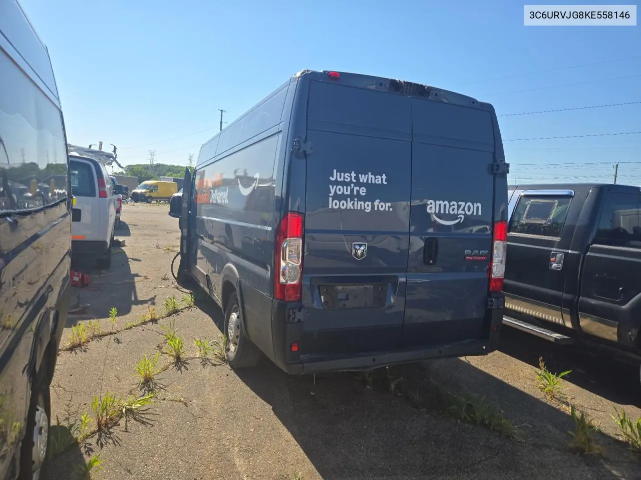 2019 Ram Promaster 3500 3500 High VIN: 3C6URVJG8KE558146 Lot: 63580955