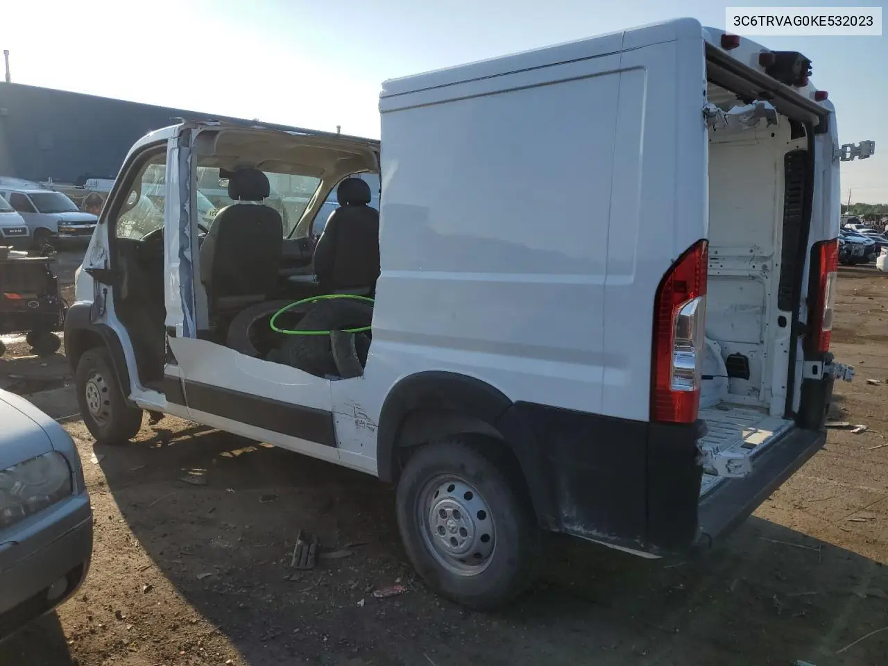 2019 Ram Promaster 1500 1500 Standard VIN: 3C6TRVAG0KE532023 Lot: 63701155