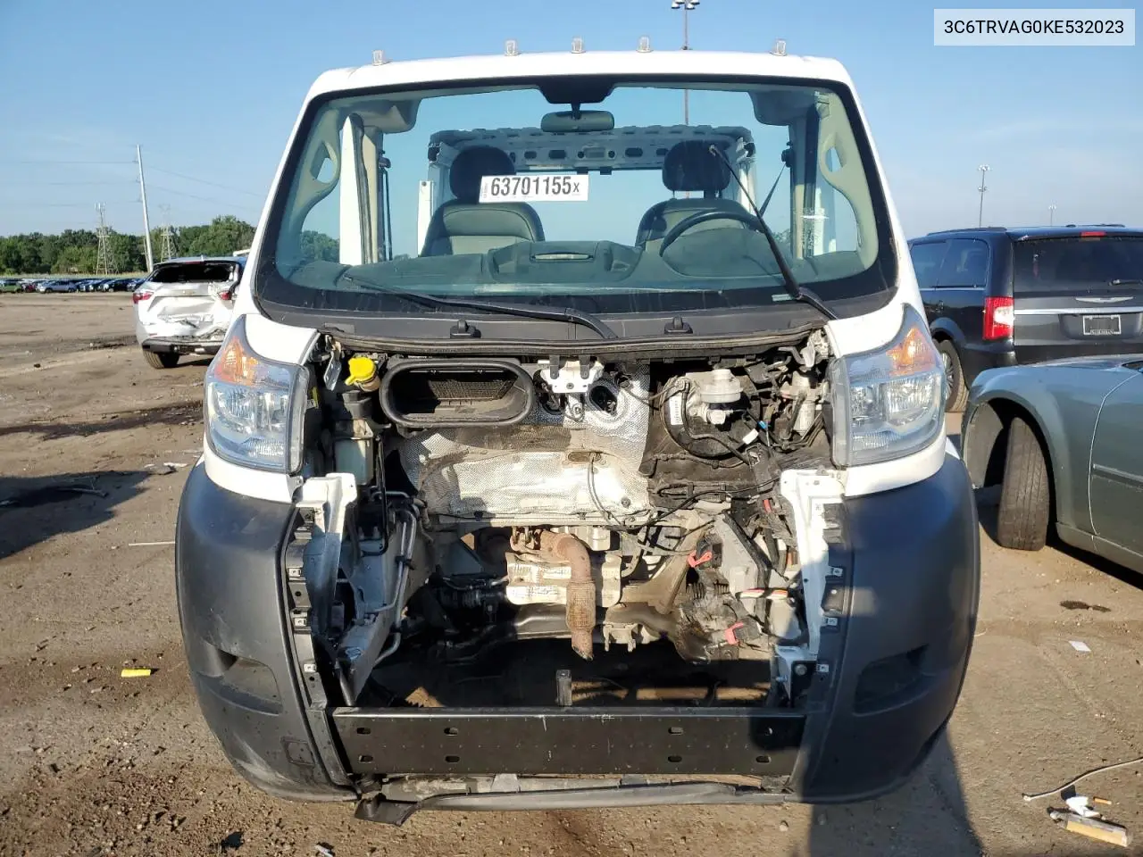 2019 Ram Promaster 1500 1500 Standard VIN: 3C6TRVAG0KE532023 Lot: 63701155