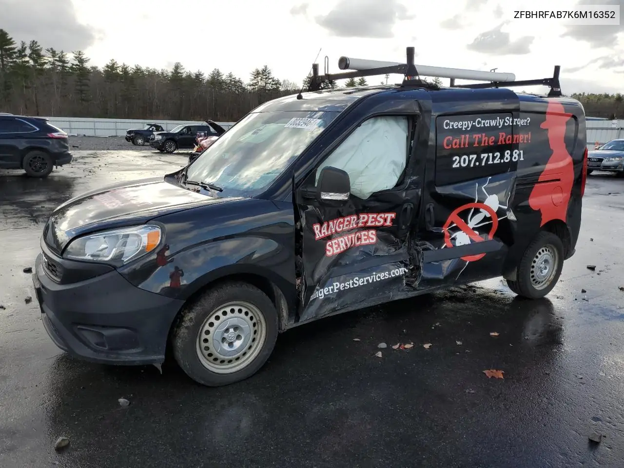 2019 Ram Promaster City VIN: ZFBHRFAB7K6M16352 Lot: 80329464