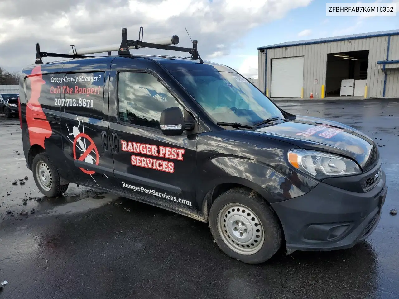 2019 Ram Promaster City VIN: ZFBHRFAB7K6M16352 Lot: 80329464