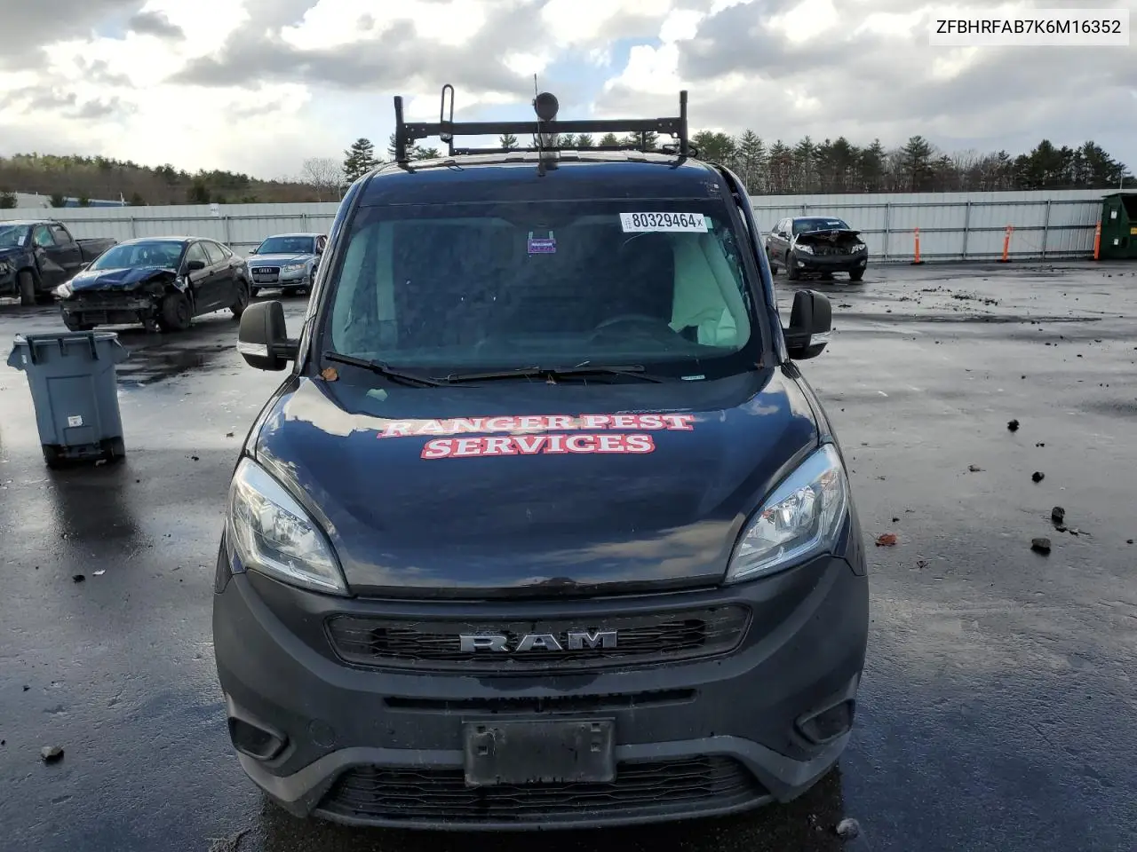 2019 Ram Promaster City VIN: ZFBHRFAB7K6M16352 Lot: 80329464