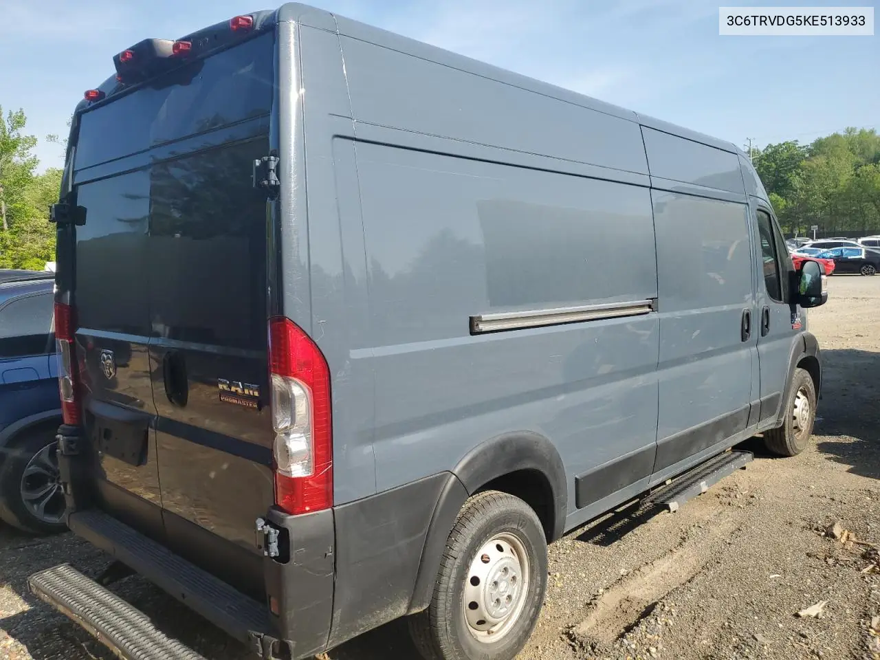 2019 Ram Promaster 2500 2500 High VIN: 3C6TRVDG5KE513933 Lot: 85761214