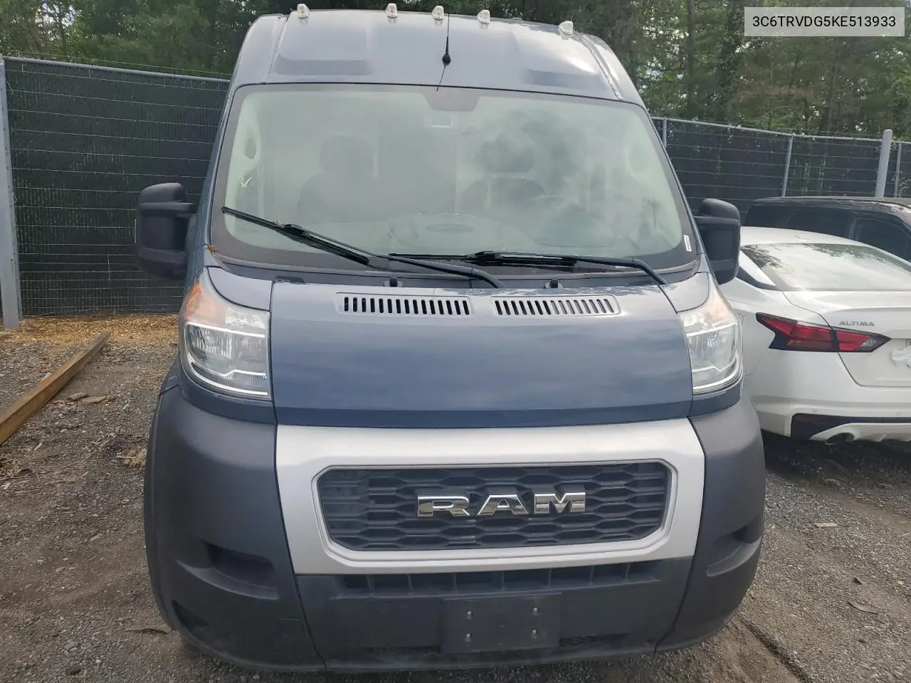 2019 Ram Promaster 2500 2500 High VIN: 3C6TRVDG5KE513933 Lot: 85761214