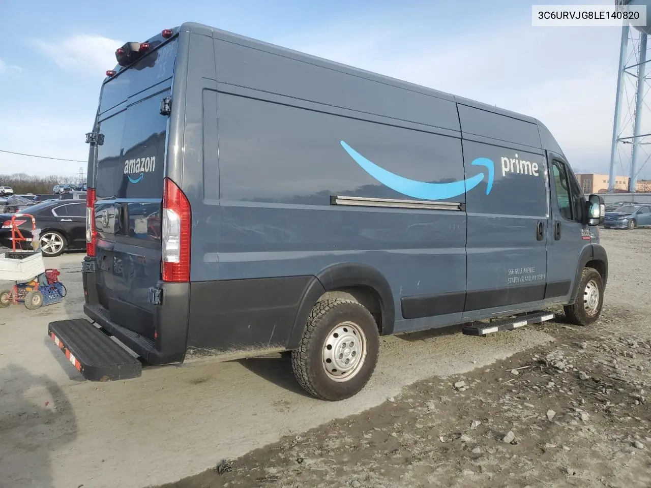 2020 Ram Promaster 3500 3500 High VIN: 3C6URVJG8LE140820 Lot: 45205715
