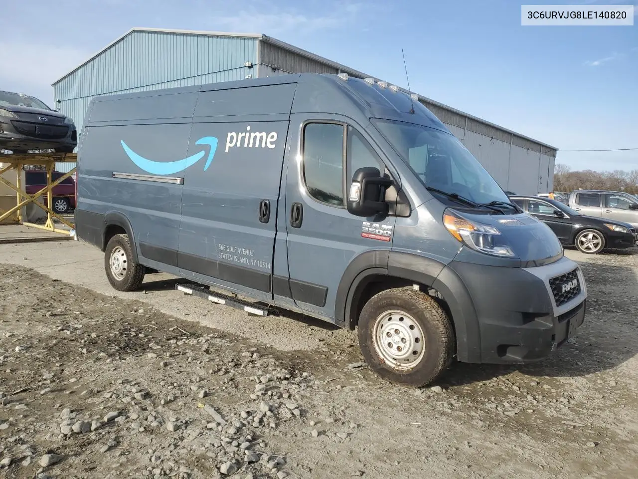 2020 Ram Promaster 3500 3500 High VIN: 3C6URVJG8LE140820 Lot: 45205715