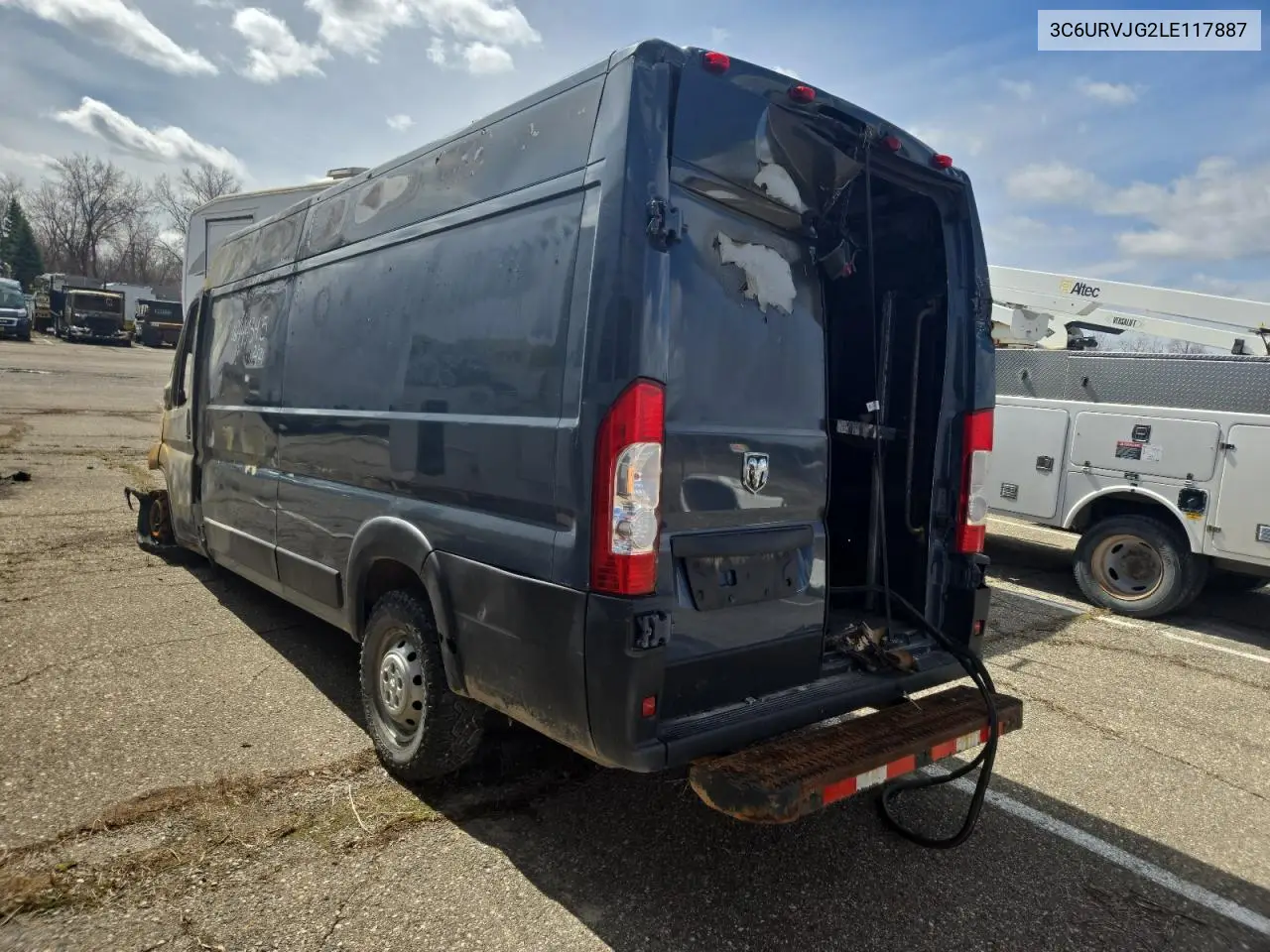 2020 Ram Promaster 3500 3500 High VIN: 3C6URVJG2LE117887 Lot: 46444345