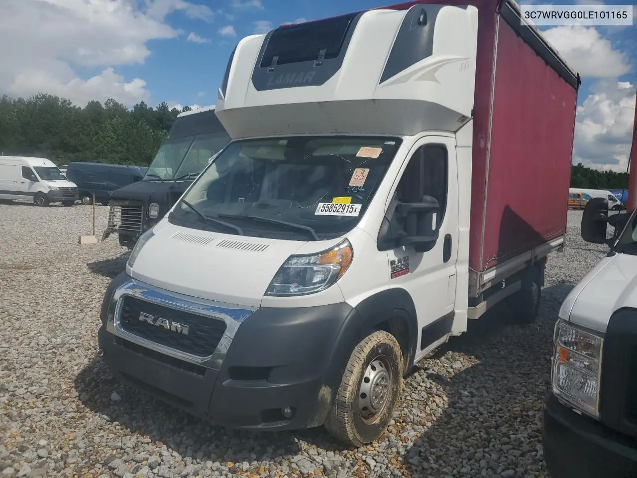 2020 Ram Promaster 3500 3500 Standard VIN: 3C7WRVGG0LE101165 Lot: 55852915
