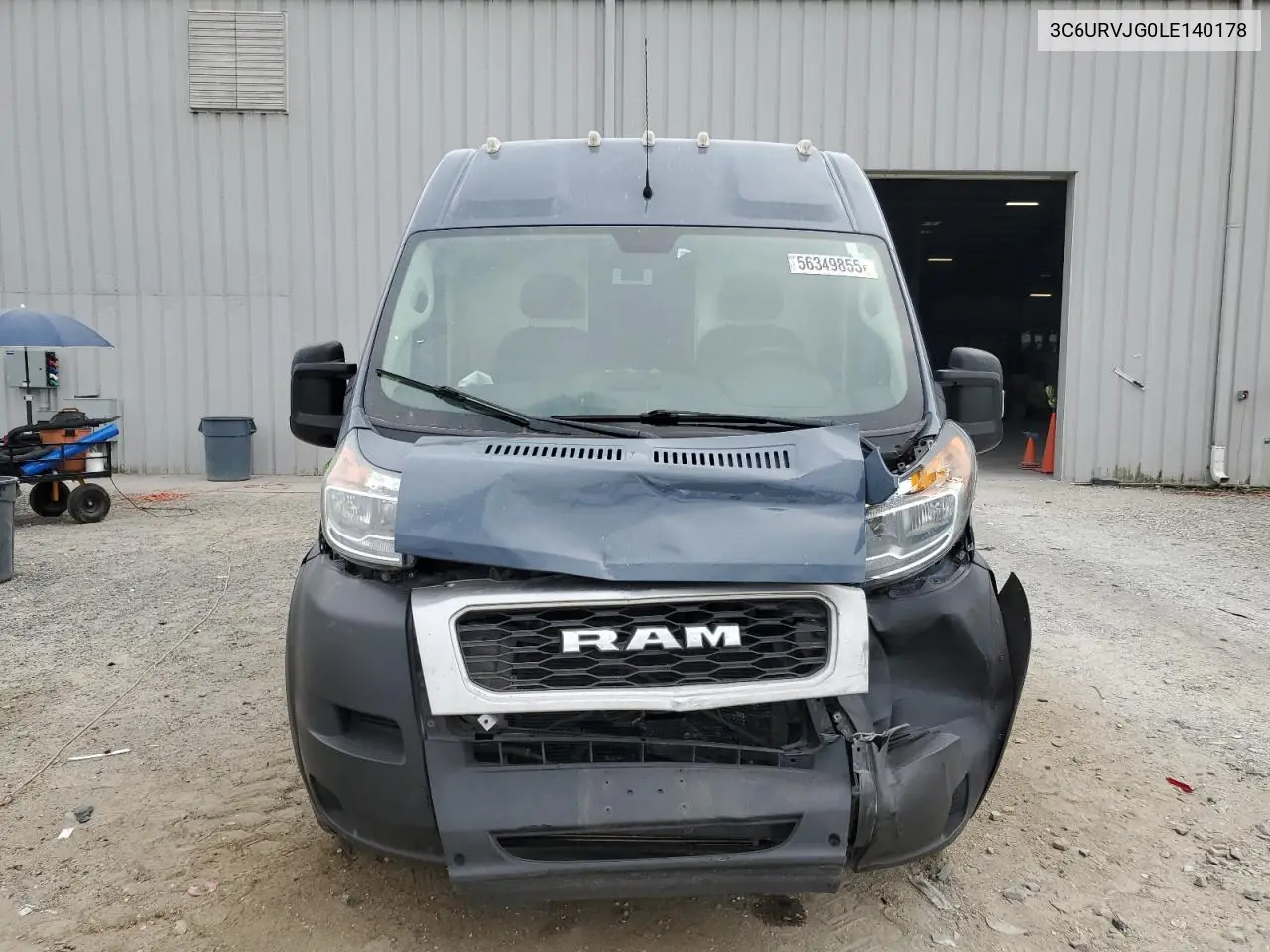 2020 Ram Promaster 3500 3500 High VIN: 3C6URVJG0LE140178 Lot: 56349855