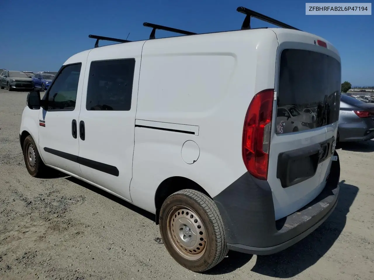 2020 Ram Promaster City VIN: ZFBHRFAB2L6P47194 Lot: 61306495