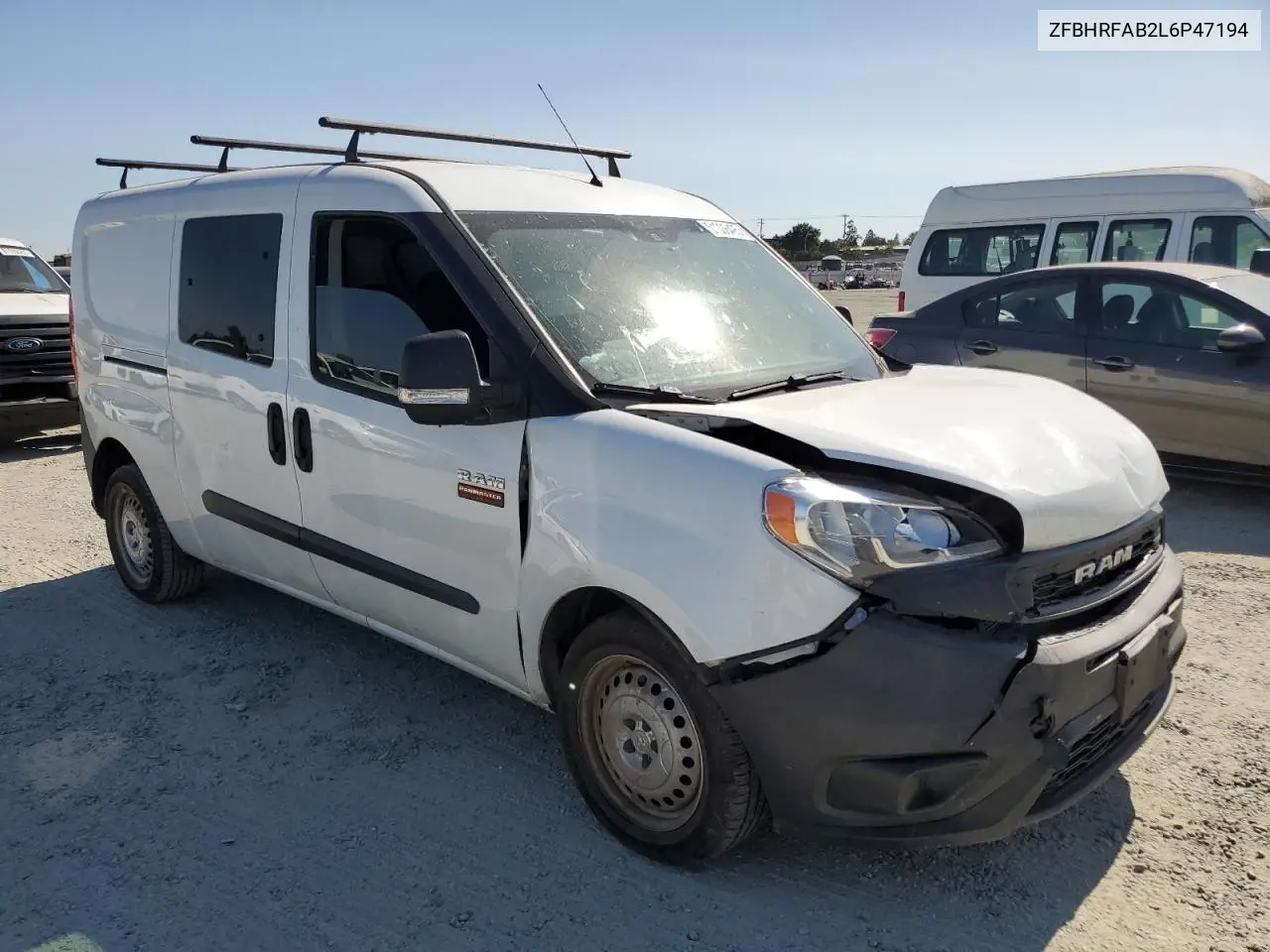 2020 Ram Promaster City VIN: ZFBHRFAB2L6P47194 Lot: 61306495