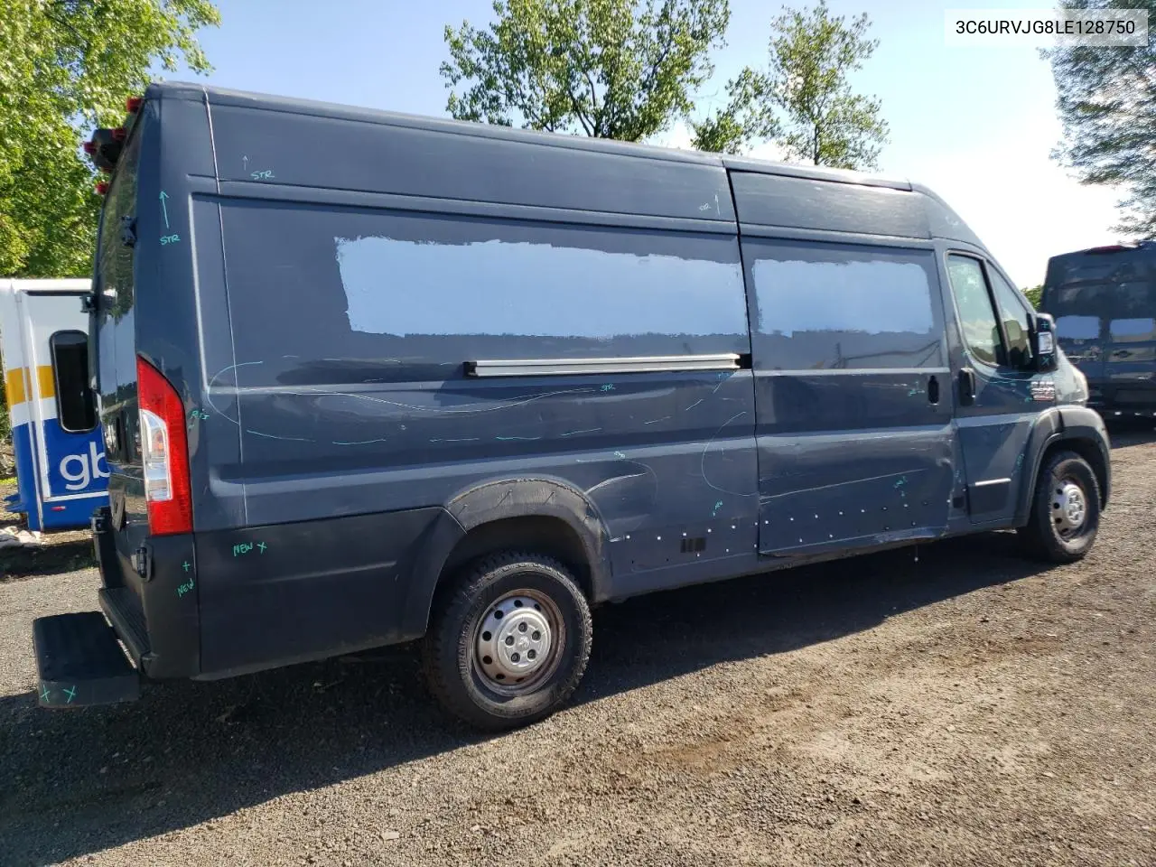 2020 Ram Promaster 3500 3500 High VIN: 3C6URVJG8LE128750 Lot: 61559675