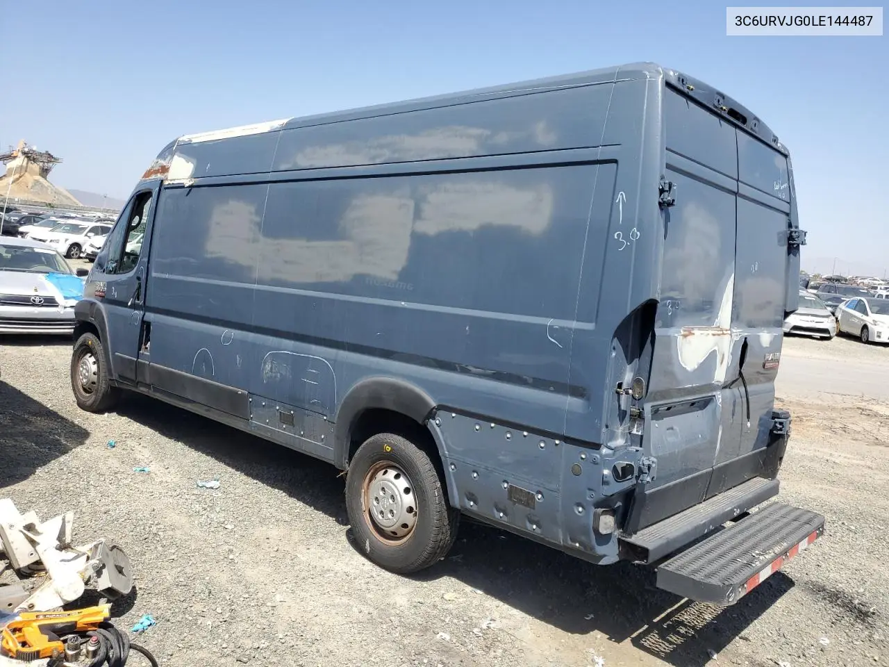 2020 Ram Promaster 3500 3500 High VIN: 3C6URVJG0LE144487 Lot: 61559885