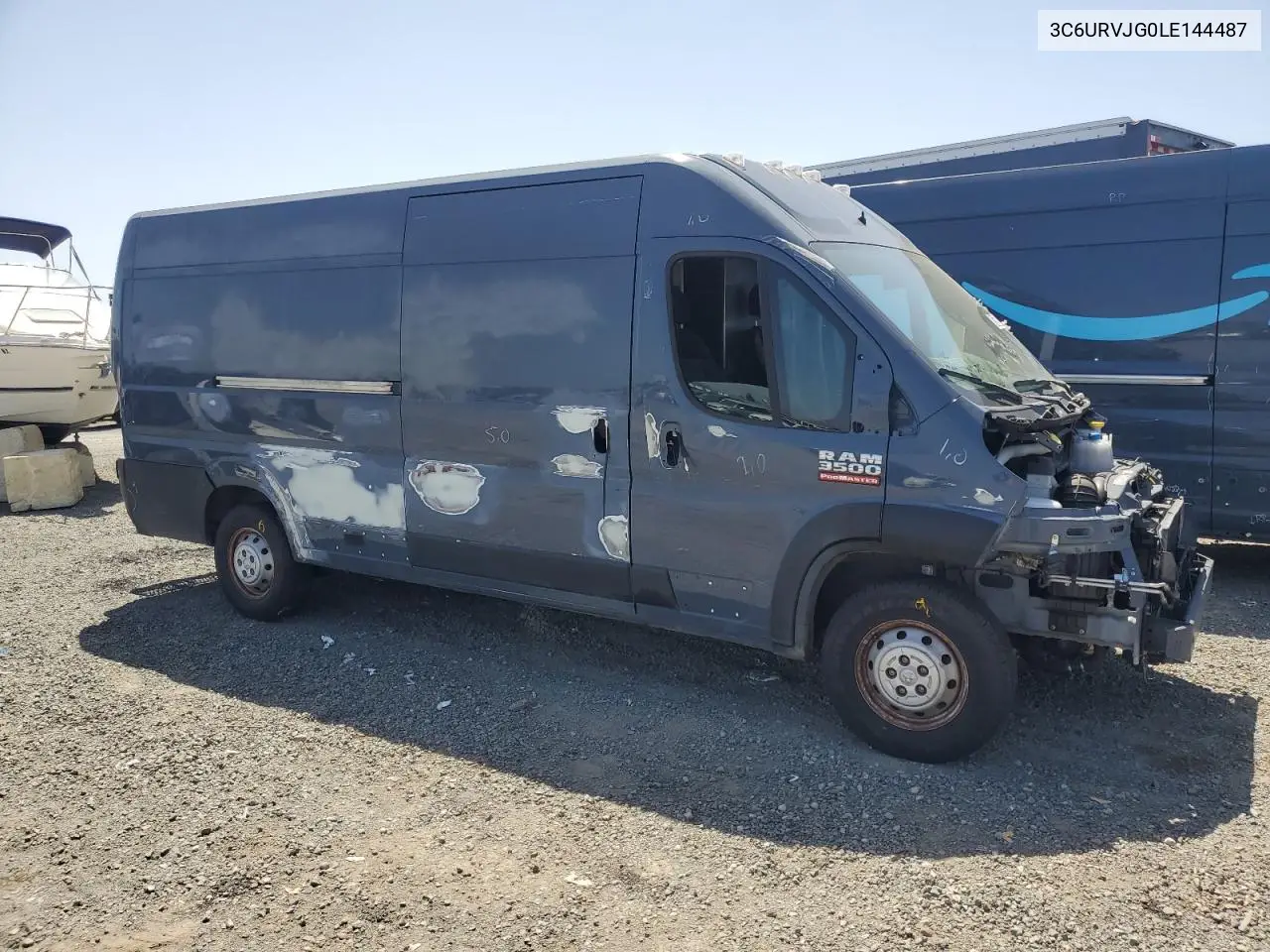 2020 Ram Promaster 3500 3500 High VIN: 3C6URVJG0LE144487 Lot: 61559885