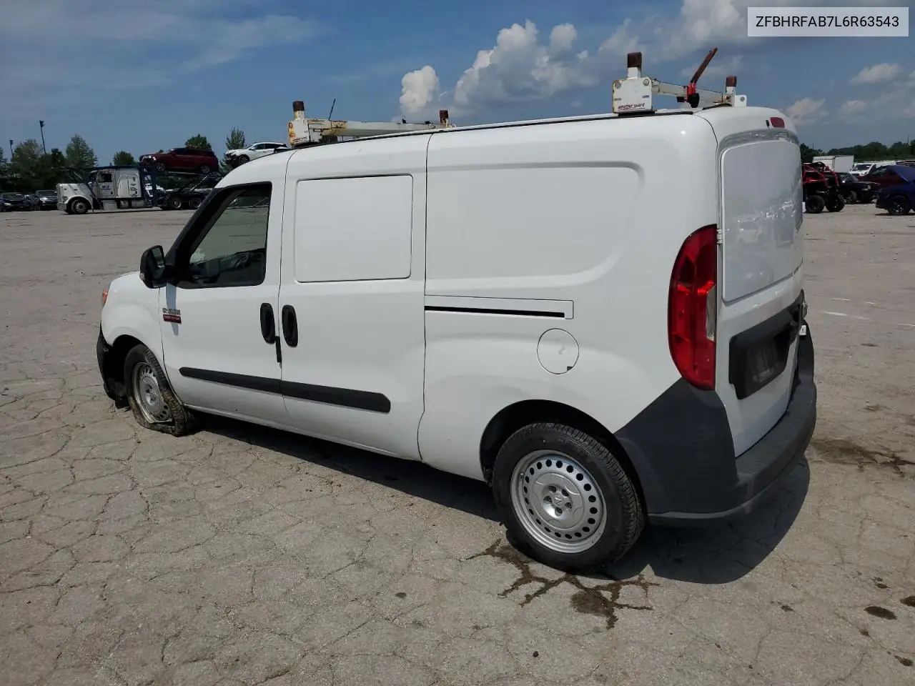2020 Ram Promaster City VIN: ZFBHRFAB7L6R63543 Lot: 62125435