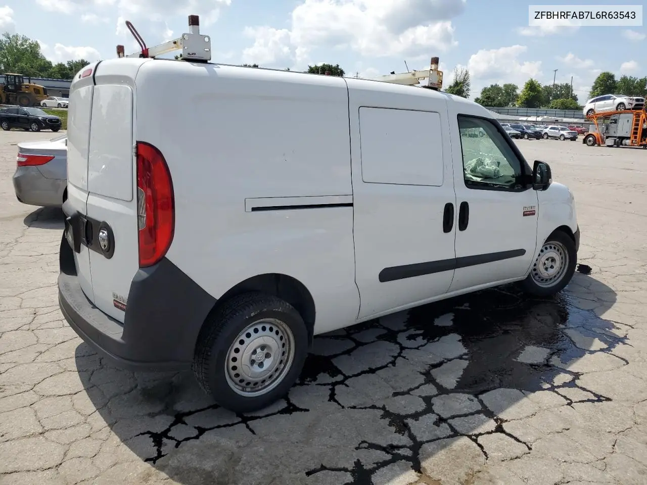 2020 Ram Promaster City VIN: ZFBHRFAB7L6R63543 Lot: 62125435