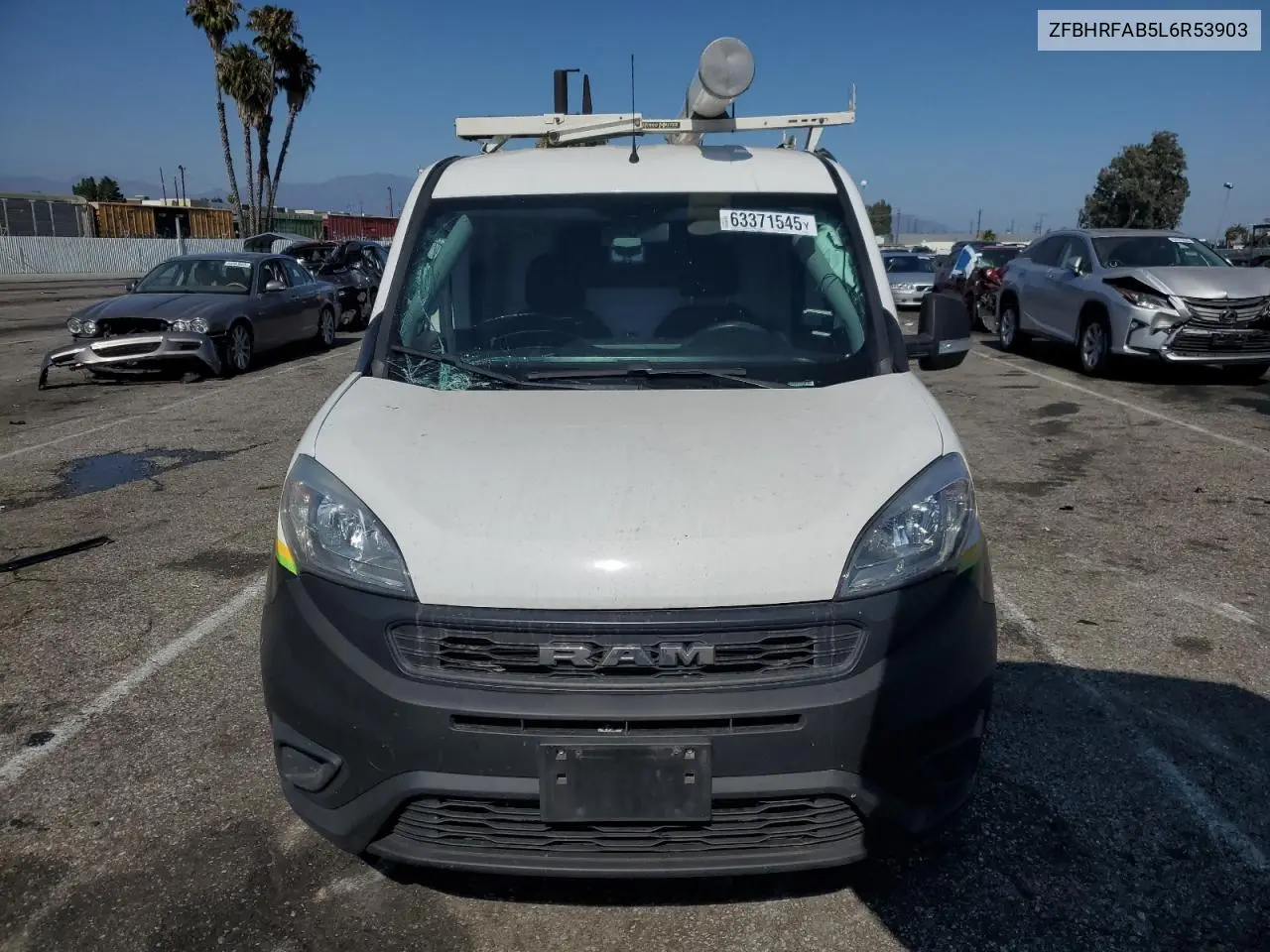 2020 Ram Promaster City VIN: ZFBHRFAB5L6R53903 Lot: 63371545