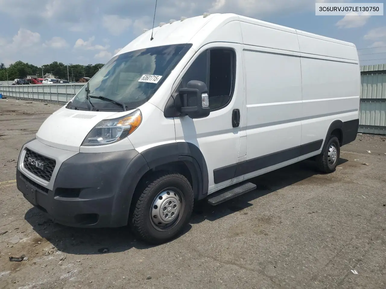 2020 Ram Promaster 3500 3500 High VIN: 3C6URVJG7LE130750 Lot: 63601715