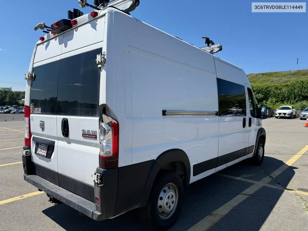 2020 Ram Promaster 2500 2500 High VIN: 3C6TRVDG8LE114449 Lot: 63688845