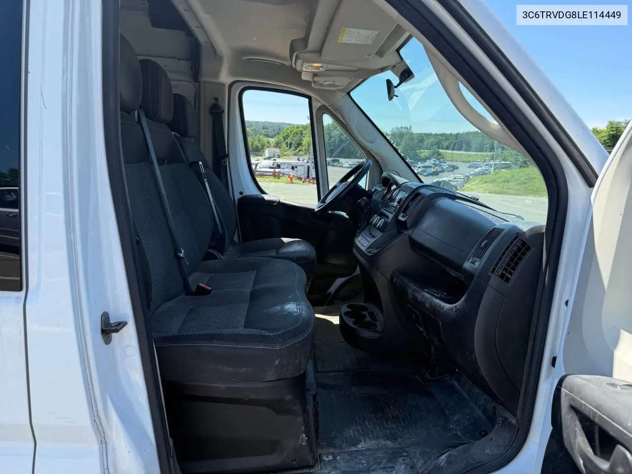 2020 Ram Promaster 2500 2500 High VIN: 3C6TRVDG8LE114449 Lot: 63688845