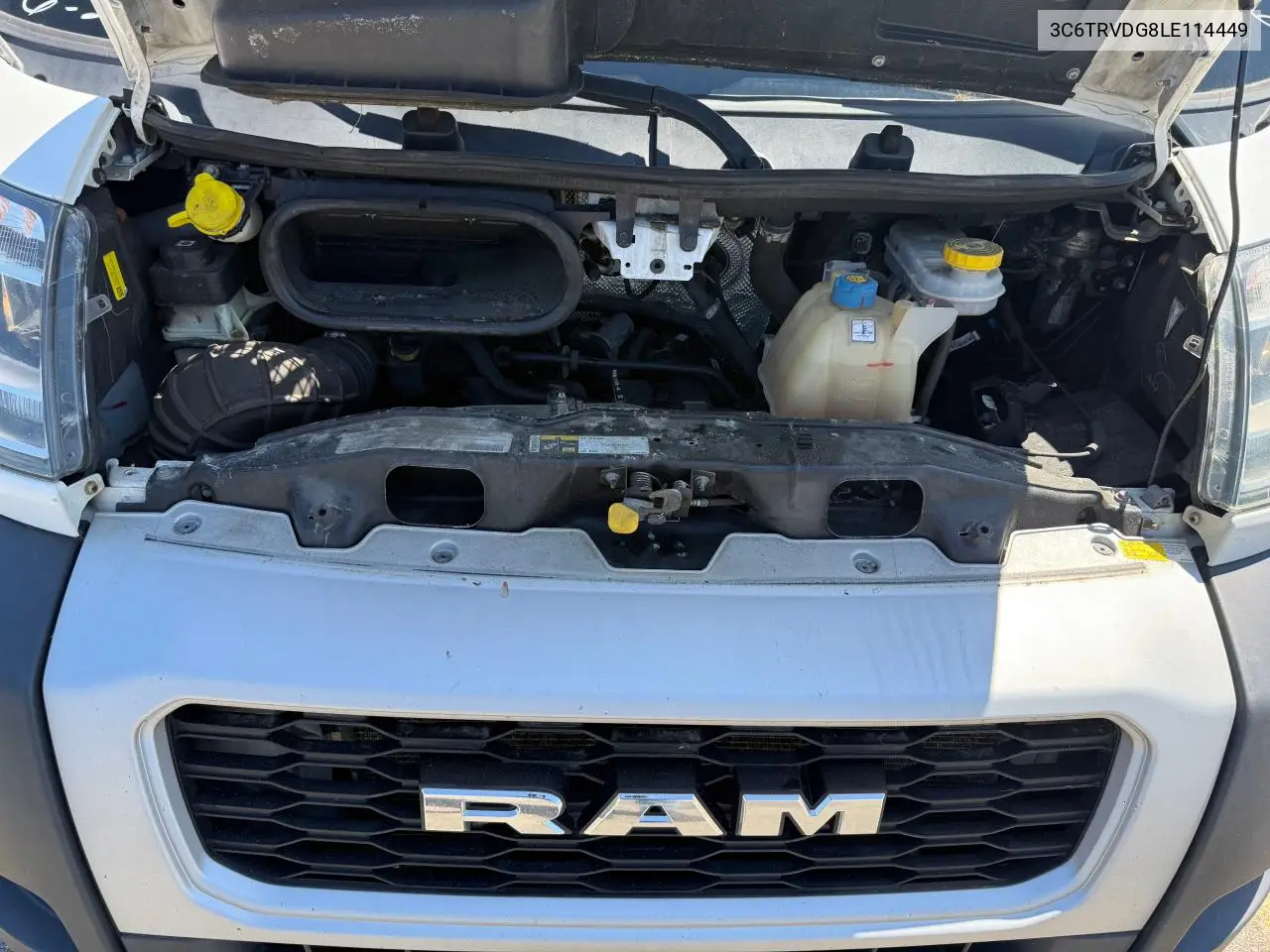 2020 Ram Promaster 2500 2500 High VIN: 3C6TRVDG8LE114449 Lot: 63688845