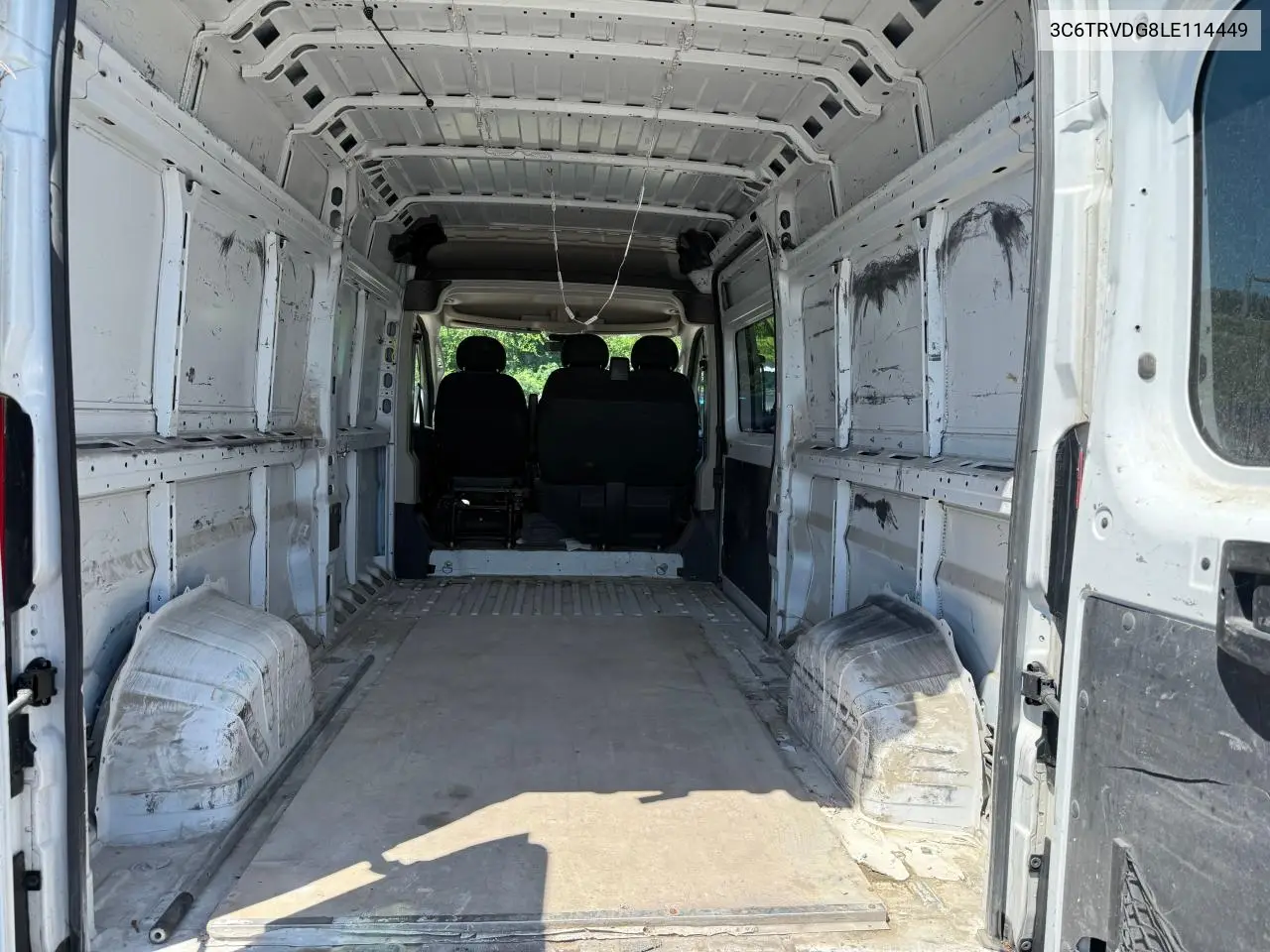2020 Ram Promaster 2500 2500 High VIN: 3C6TRVDG8LE114449 Lot: 63688845