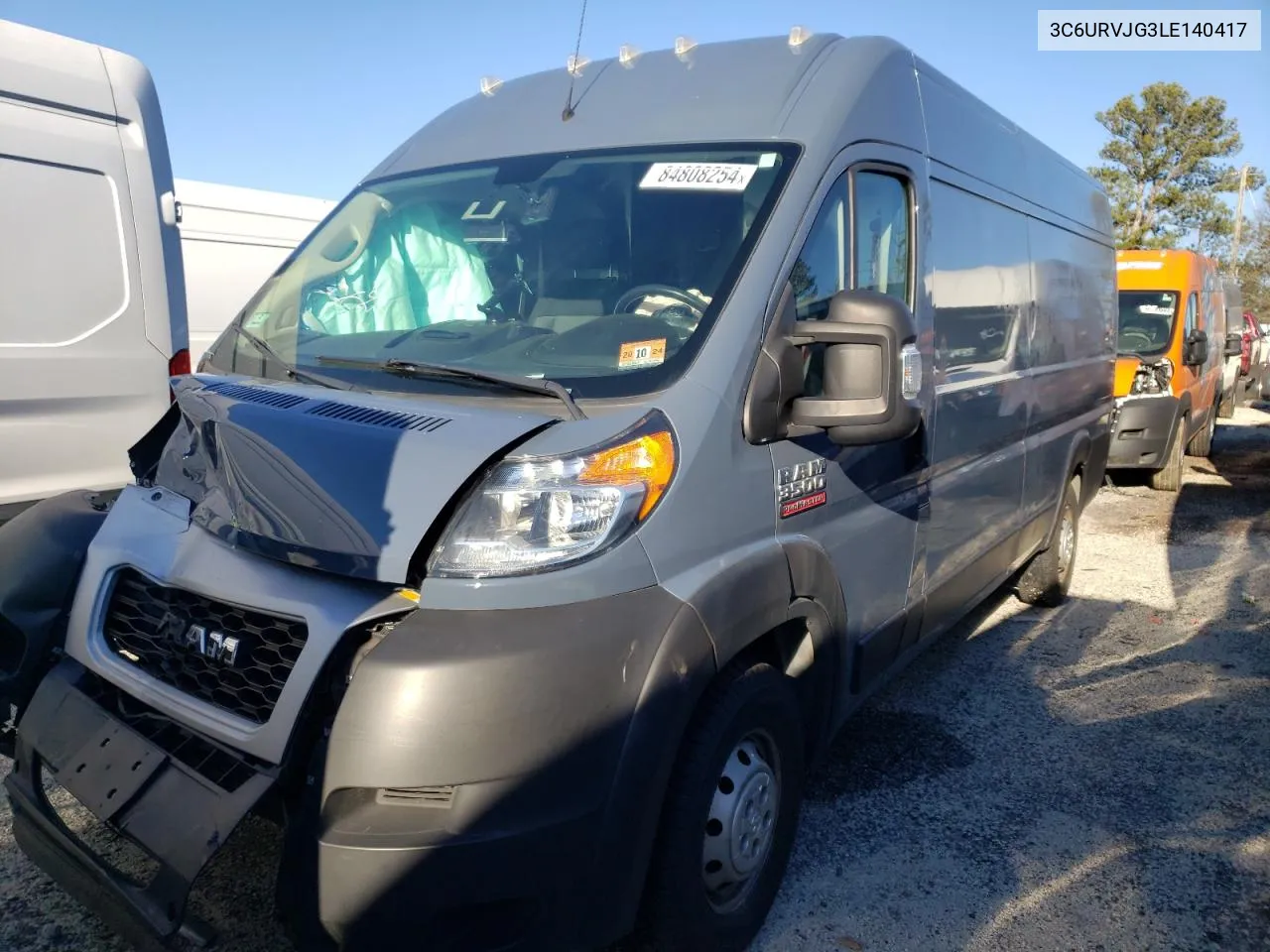 2020 Ram Promaster 3500 3500 High VIN: 3C6URVJG3LE140417 Lot: 84808254