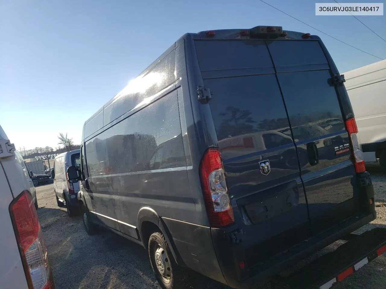 2020 Ram Promaster 3500 3500 High VIN: 3C6URVJG3LE140417 Lot: 84808254