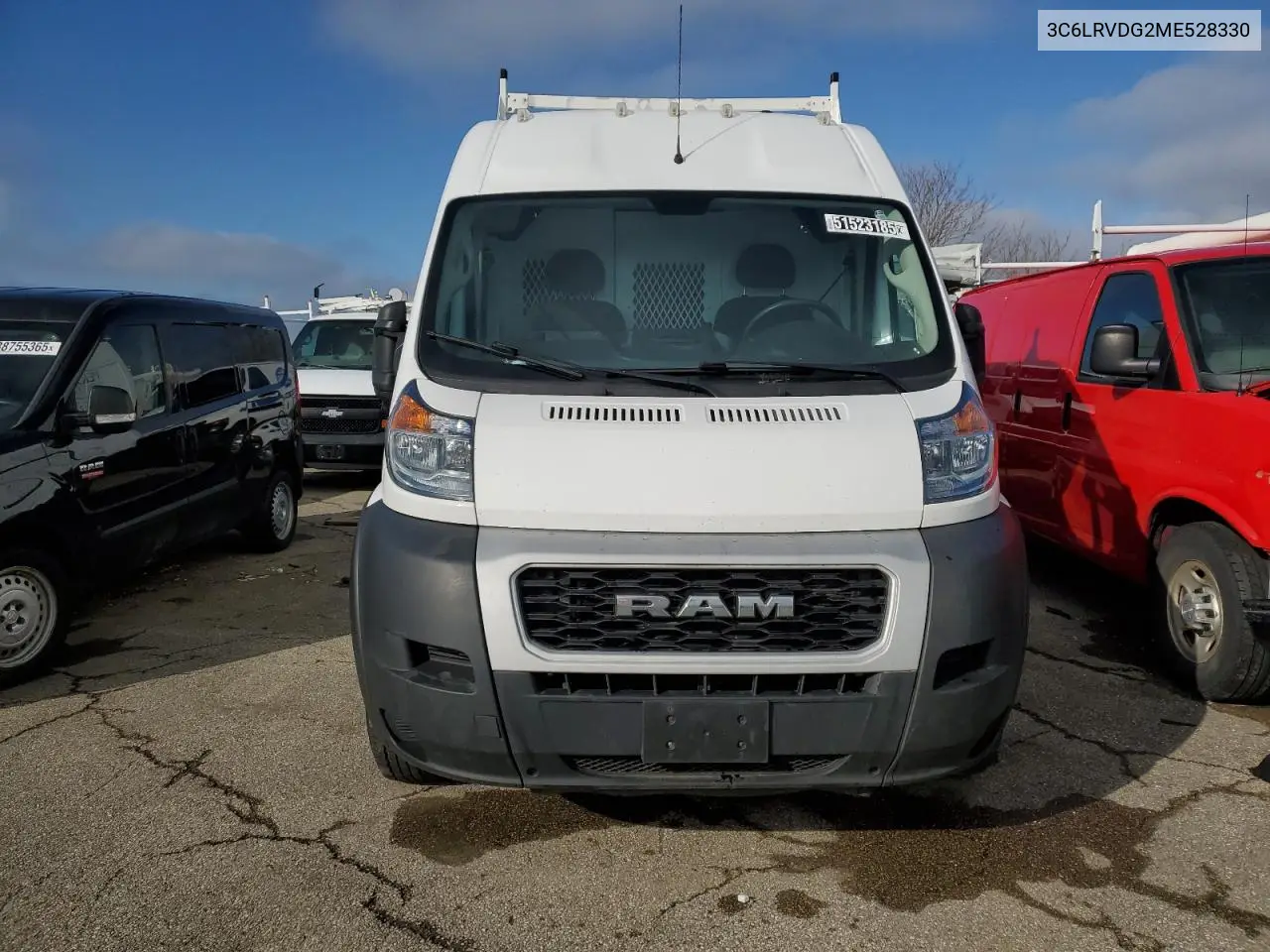2021 Ram Promaster 2500 2500 High VIN: 3C6LRVDG2ME528330 Lot: 51523185