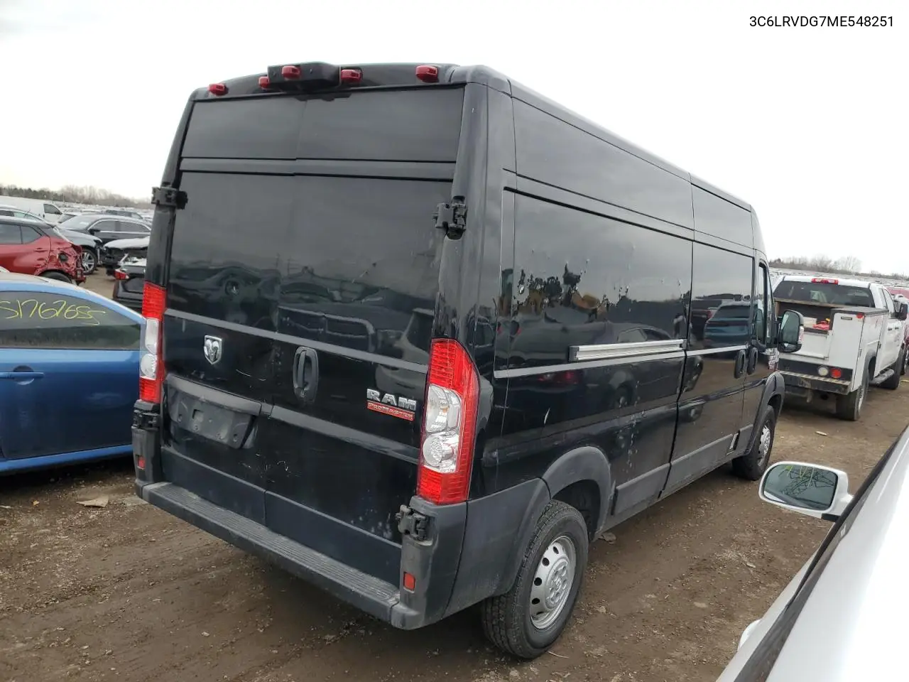2021 Ram Promaster 2500 2500 High VIN: 3C6LRVDG7ME548251 Lot: 51738905