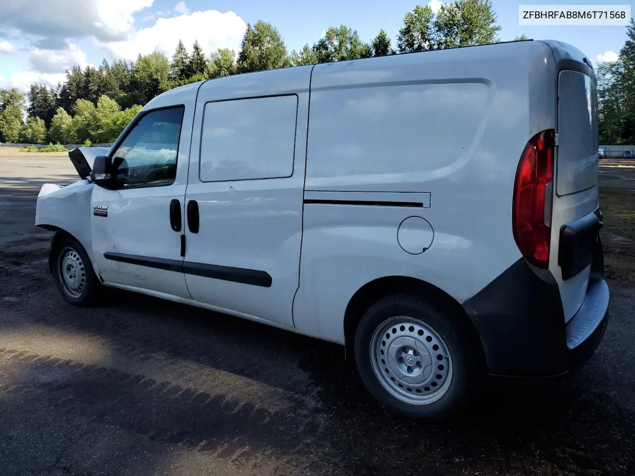2021 Ram Promaster City VIN: ZFBHRFAB8M6T71568 Lot: 54921195