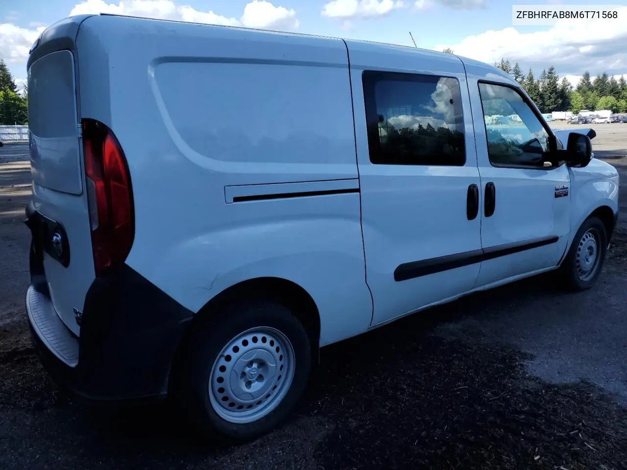 2021 Ram Promaster City VIN: ZFBHRFAB8M6T71568 Lot: 54921195