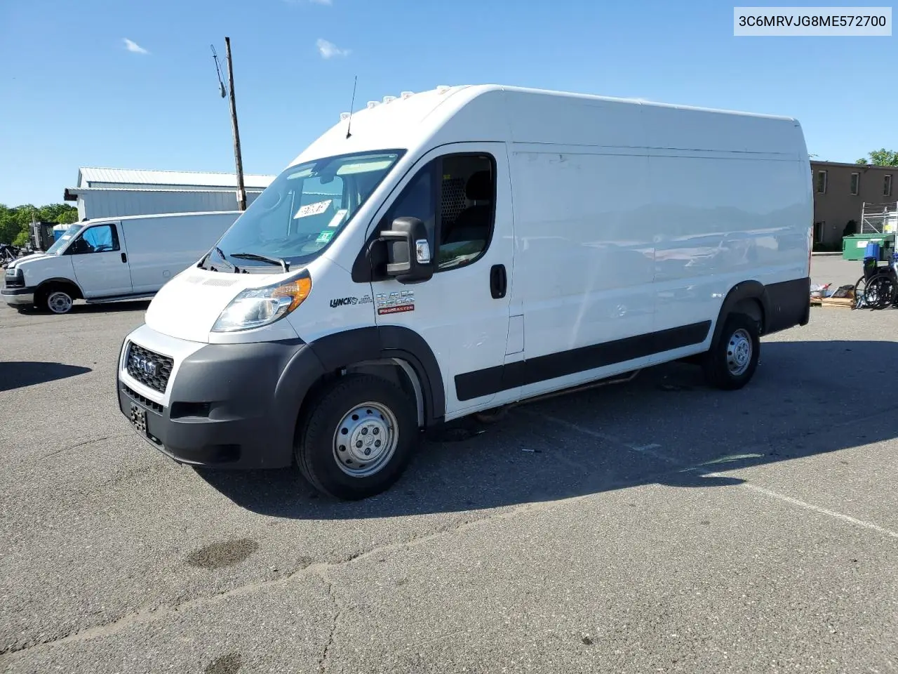2021 Ram Promaster 3500 3500 High VIN: 3C6MRVJG8ME572700 Lot: 55169815
