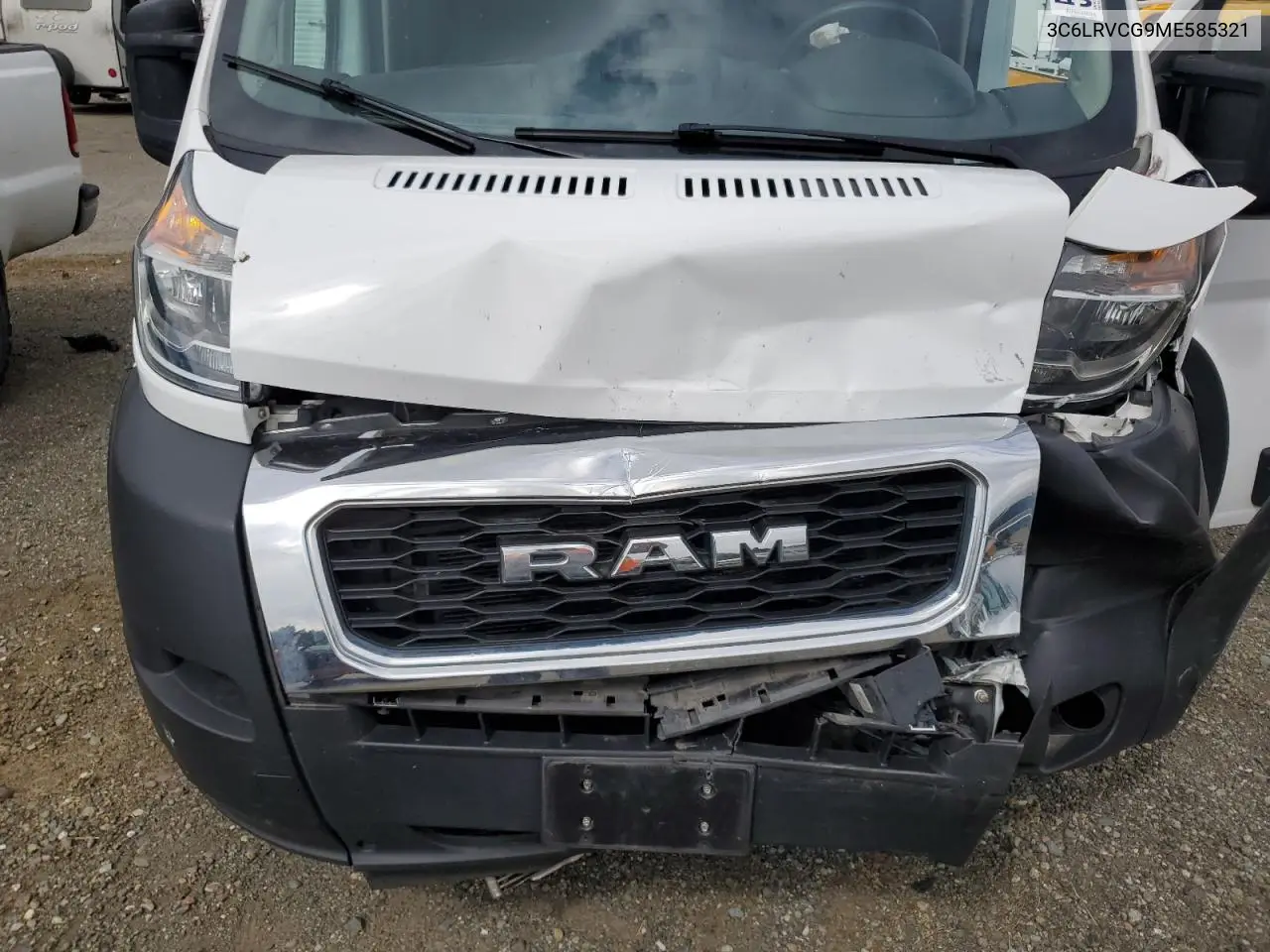2021 Ram Promaster 2500 2500 High VIN: 3C6LRVCG9ME585321 Lot: 55658635