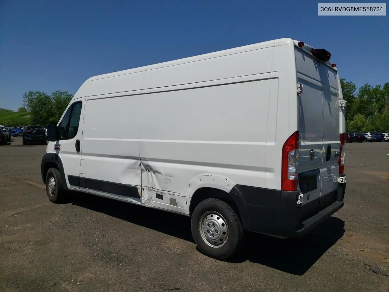 2021 Ram Promaster 2500 2500 High VIN: 3C6LRVDG8ME558724 Lot: 56369615