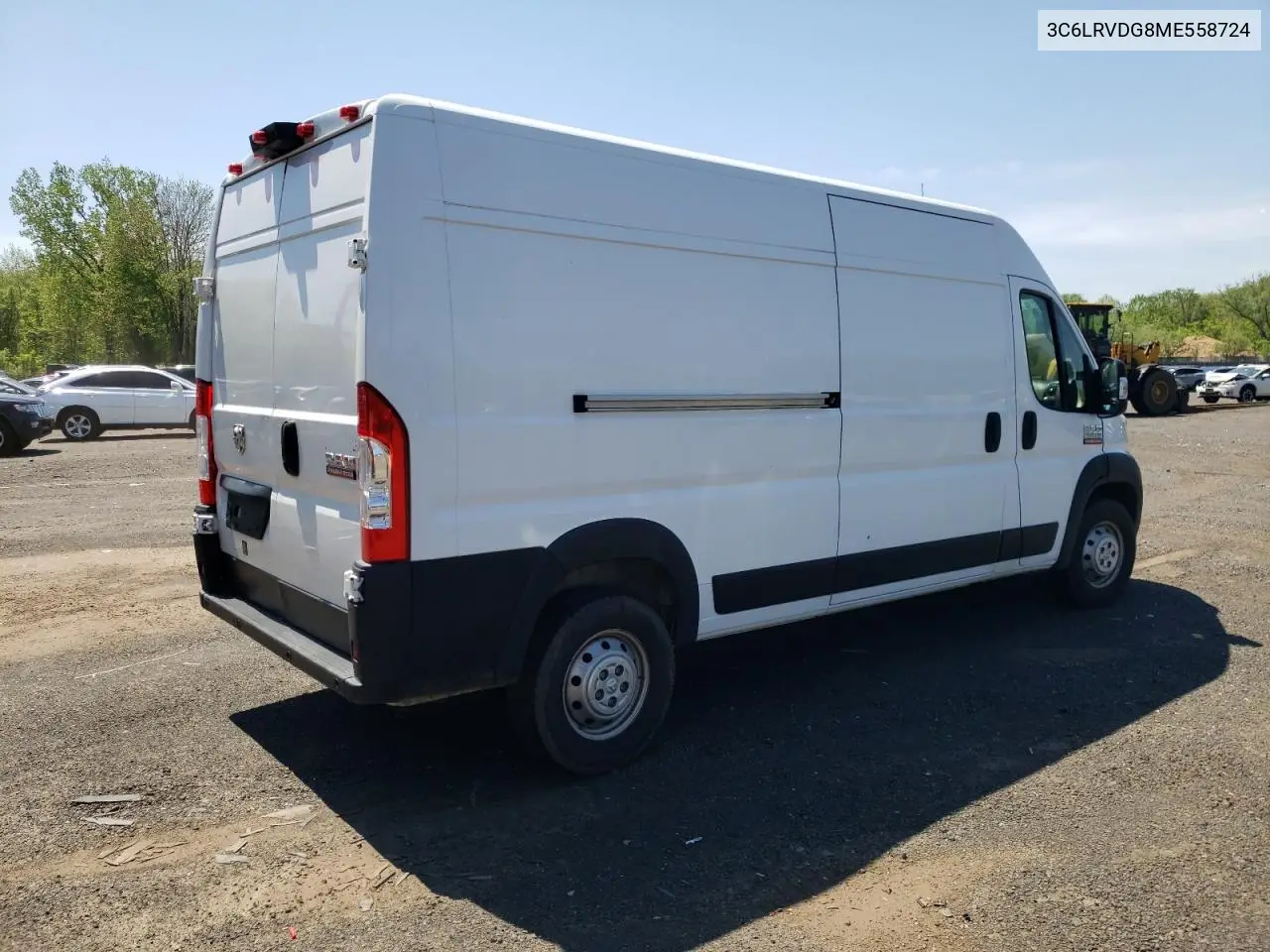 2021 Ram Promaster 2500 2500 High VIN: 3C6LRVDG8ME558724 Lot: 56369615