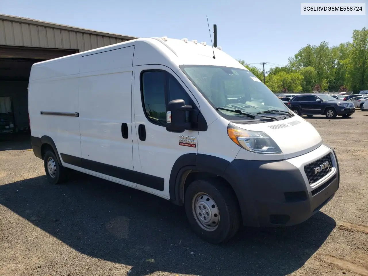 2021 Ram Promaster 2500 2500 High VIN: 3C6LRVDG8ME558724 Lot: 56369615
