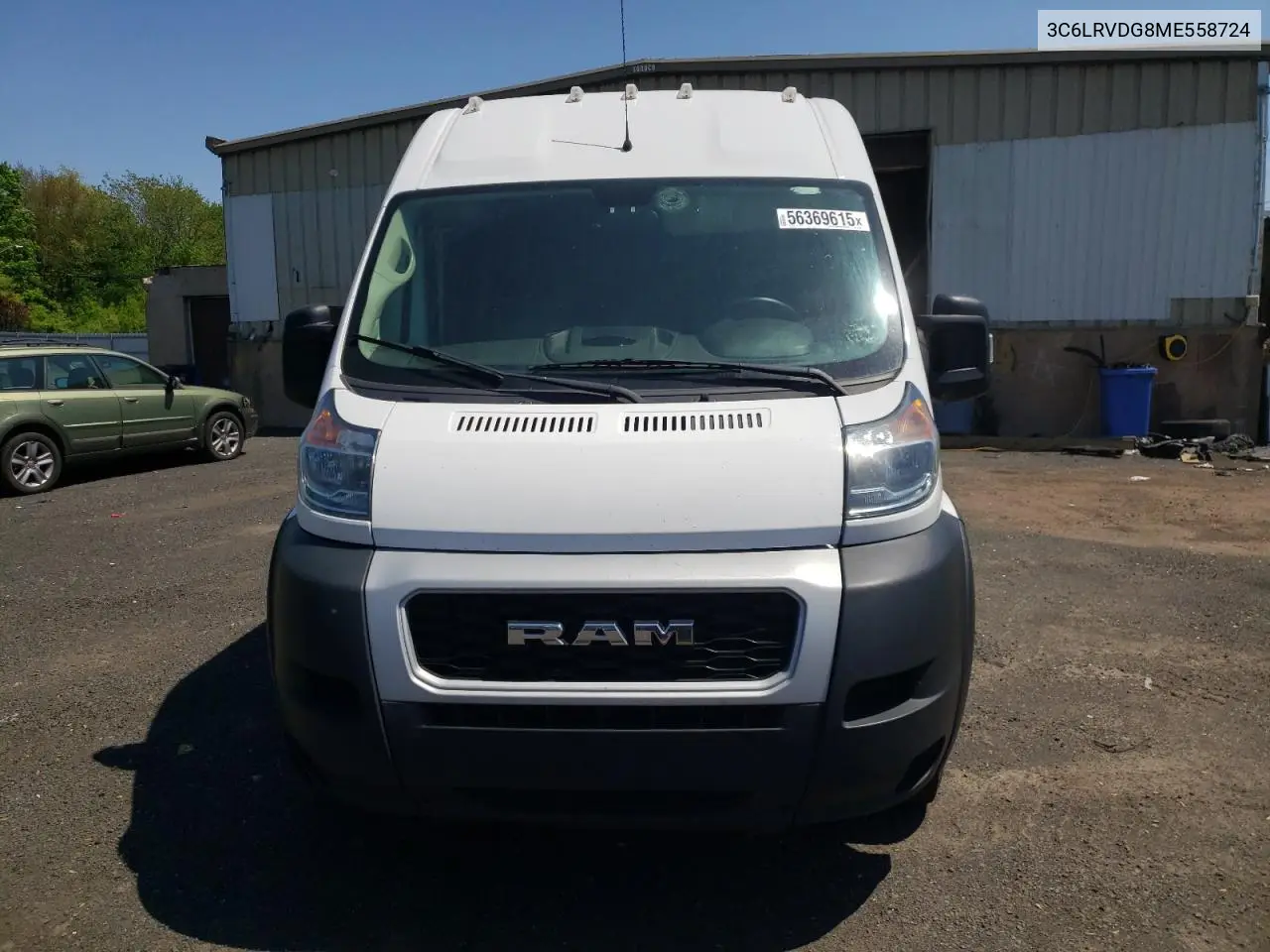 2021 Ram Promaster 2500 2500 High VIN: 3C6LRVDG8ME558724 Lot: 56369615